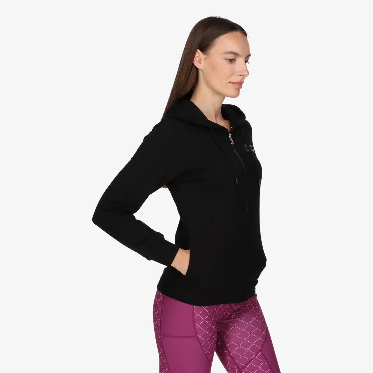 ELLESSE Majica s kapuljačom s patentom ELLESSE LADIES FULL ZIP HOODY