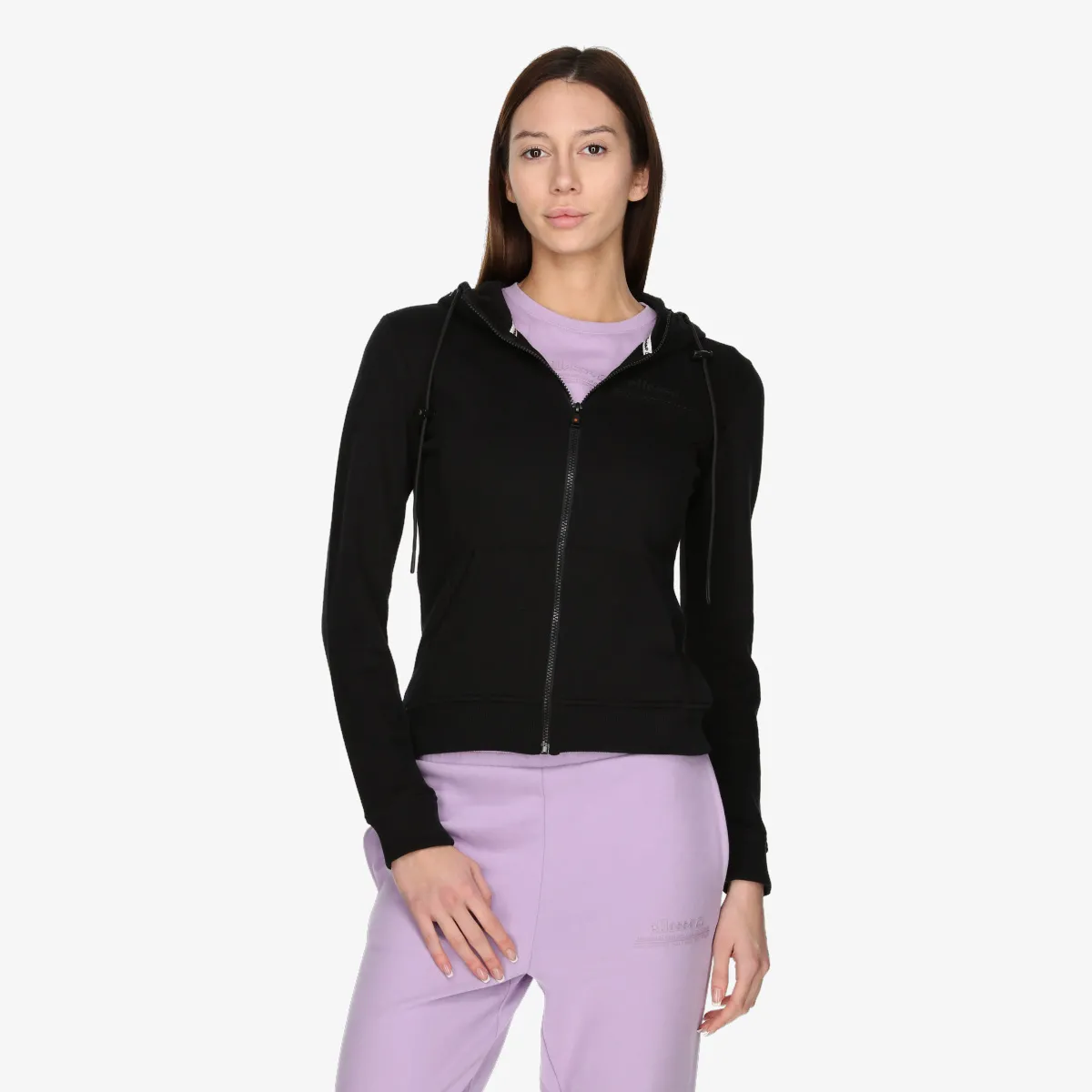 ELLESSE Majica s kapuljačom s patentom ELLESSE LADIES FULL ZIP HOODY 