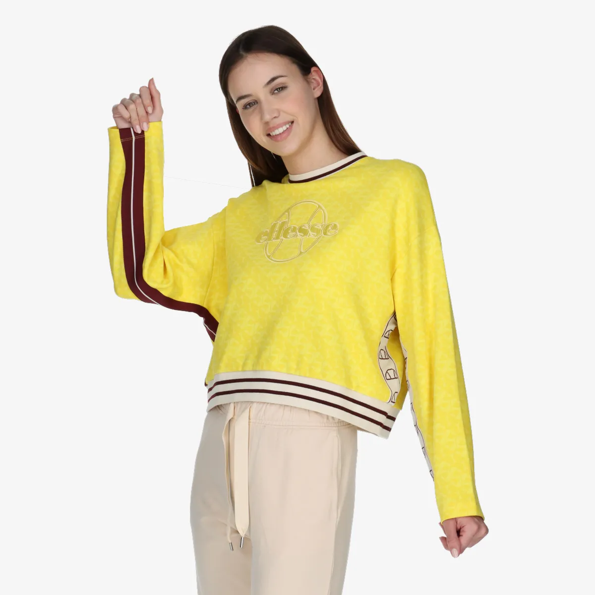 ELLESSE Majica bez kragne LADIES CREWNECK