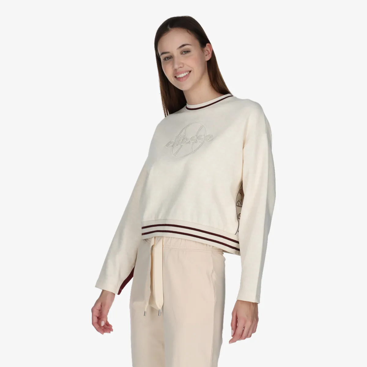 ELLESSE Majica bez kragne ELLESSE LADIES CREWNECK