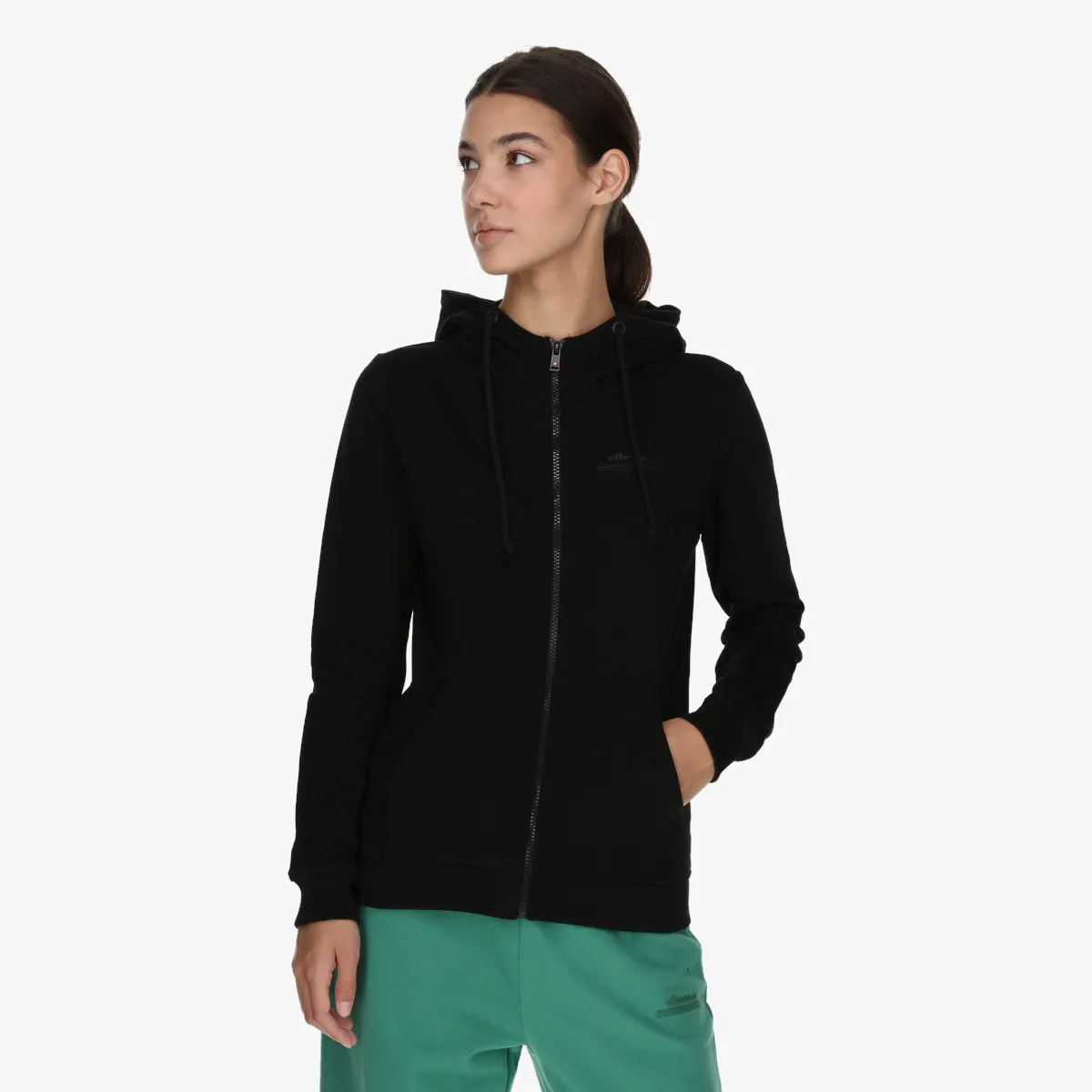 ELLESSE Majica s kapuljačom s patentom ELLESSE LADIES FULL ZIP HOODY 