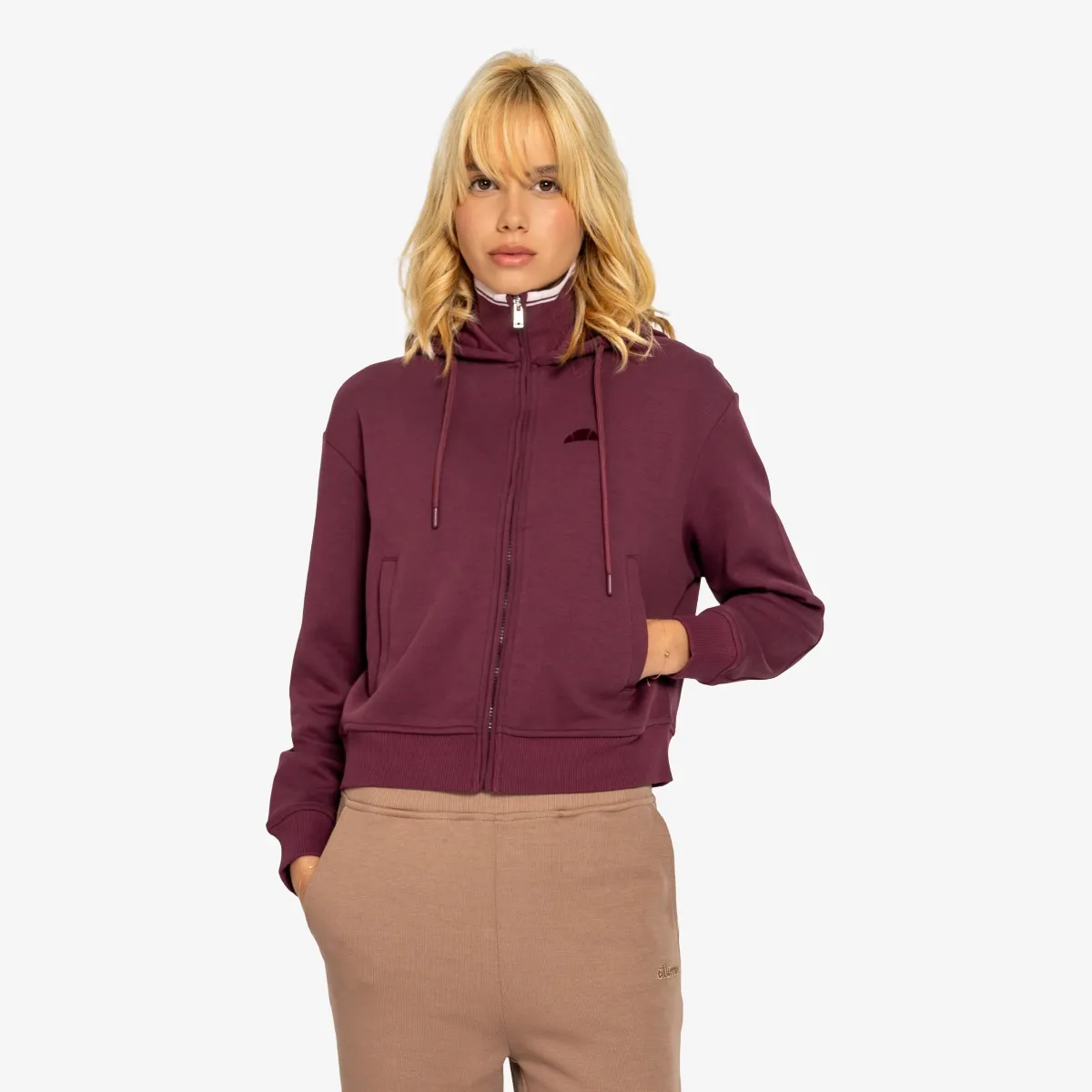 ELLESSE Majica s kapuljačom s patentom ELLESSE LADIES FULL ZIP HOODY