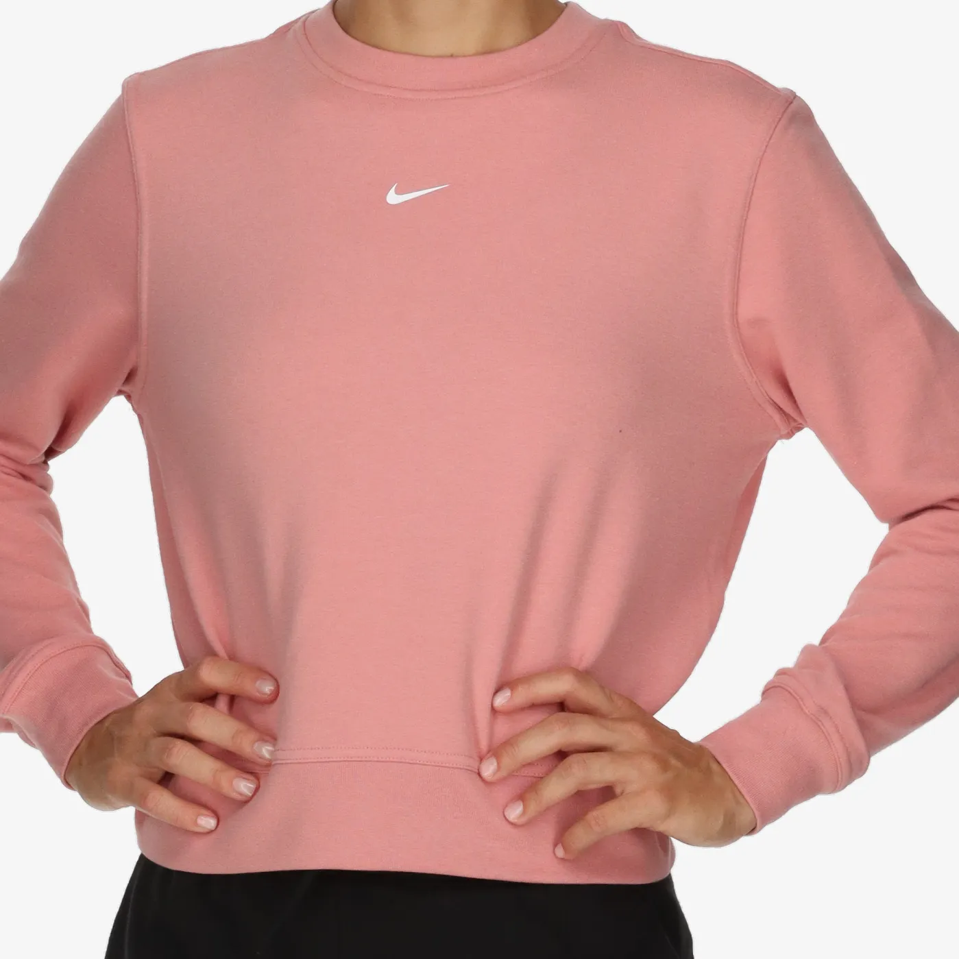 NIKE Majica bez kragne W NK ONE DF CREW LBR 