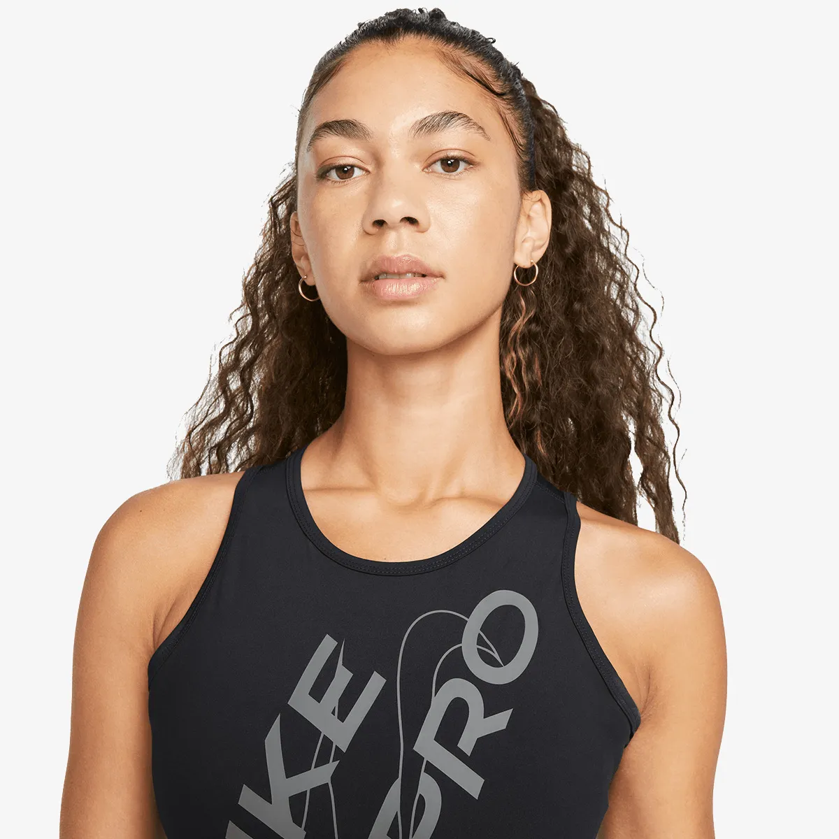 NIKE Top i majica bez rukava W NP DF CROP TANK GRX 
