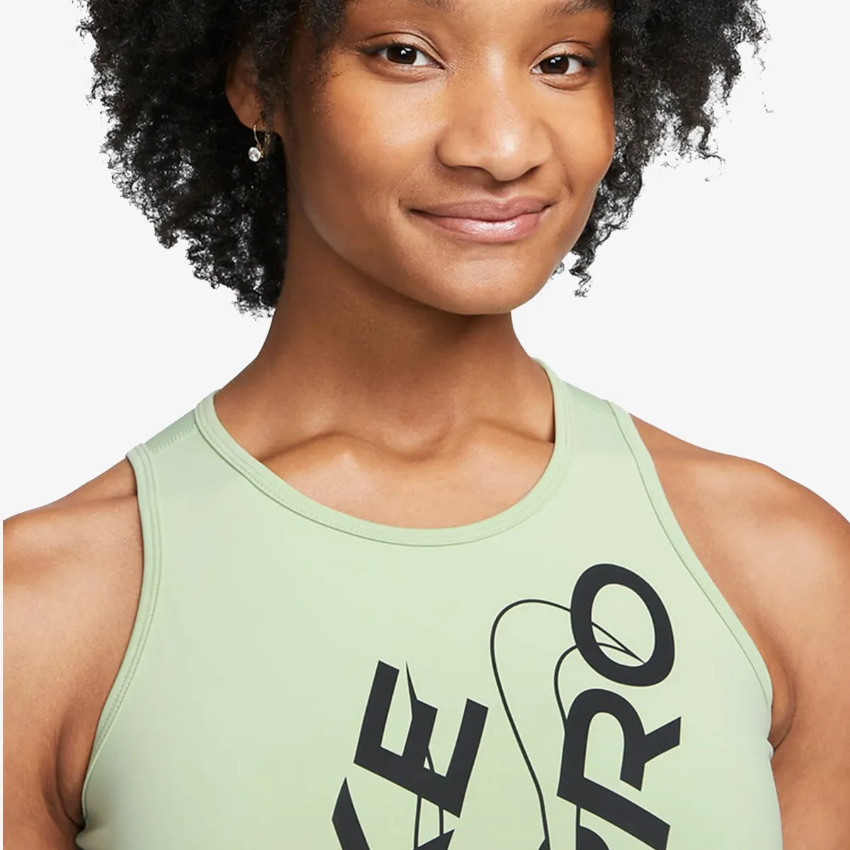 NIKE Top i majica bez rukava W NP DF CROP TANK GRX 