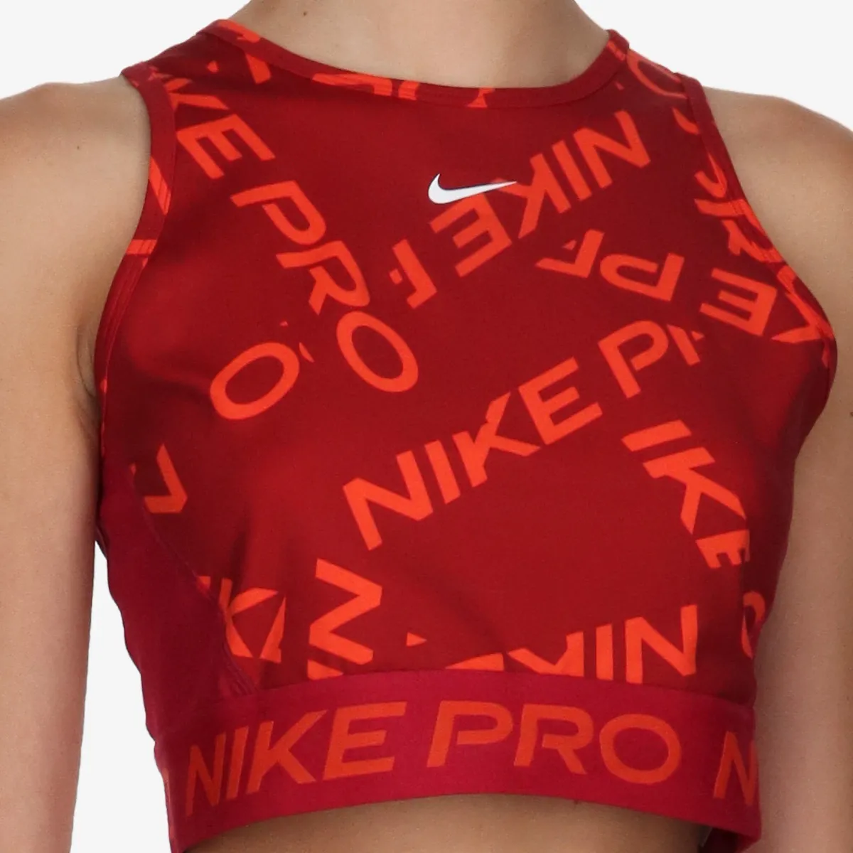 NIKE Top i majica bez rukava W NP DF CROP TANK AOP 