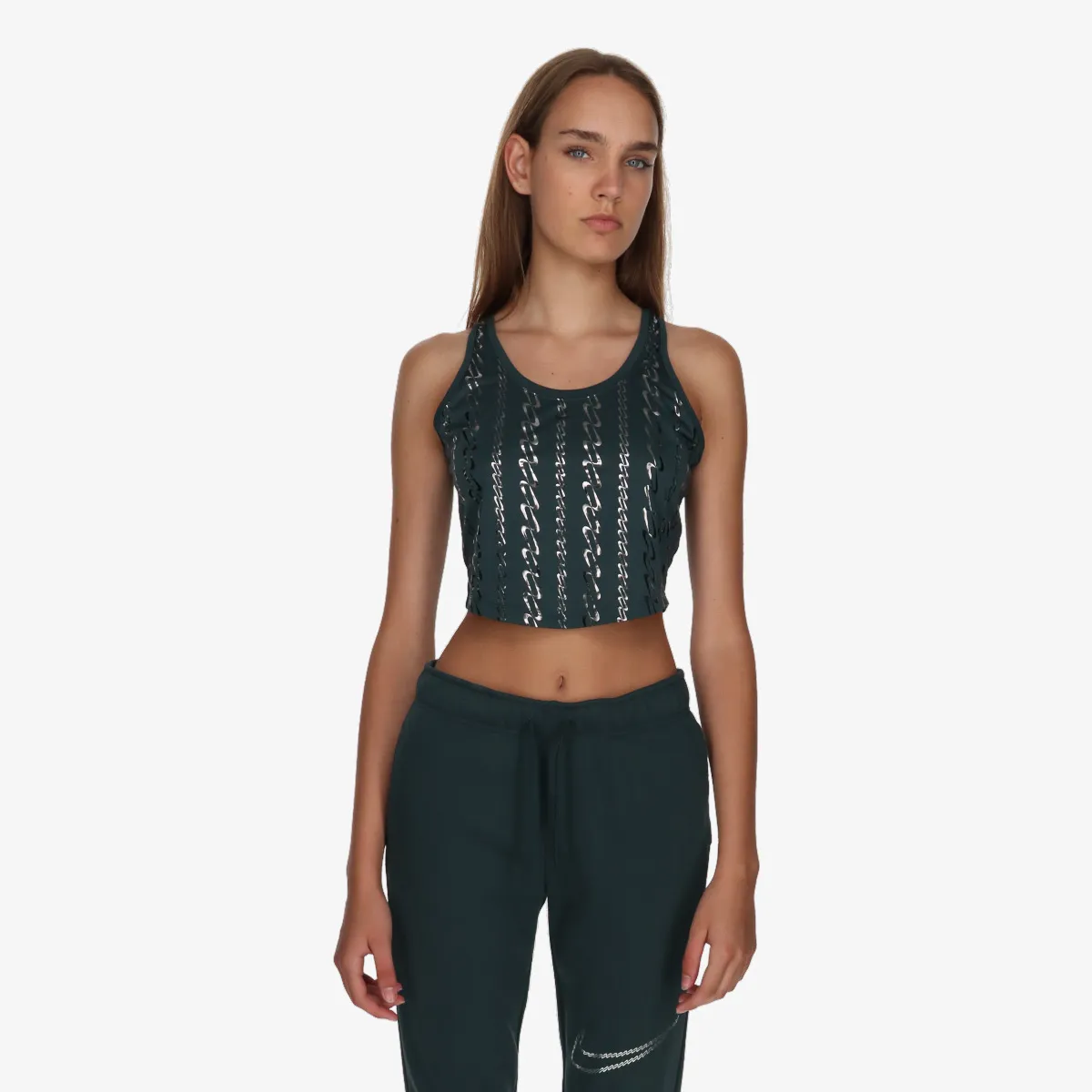 NIKE Top i majica bez rukava W NK ONE DF TANK AOP 