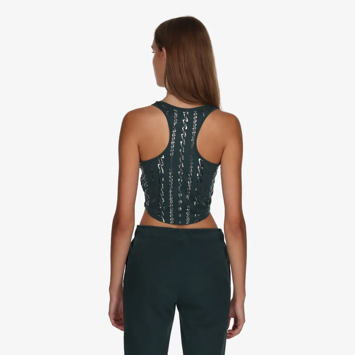 NIKE Top i majica bez rukava W NK ONE DF TANK AOP 