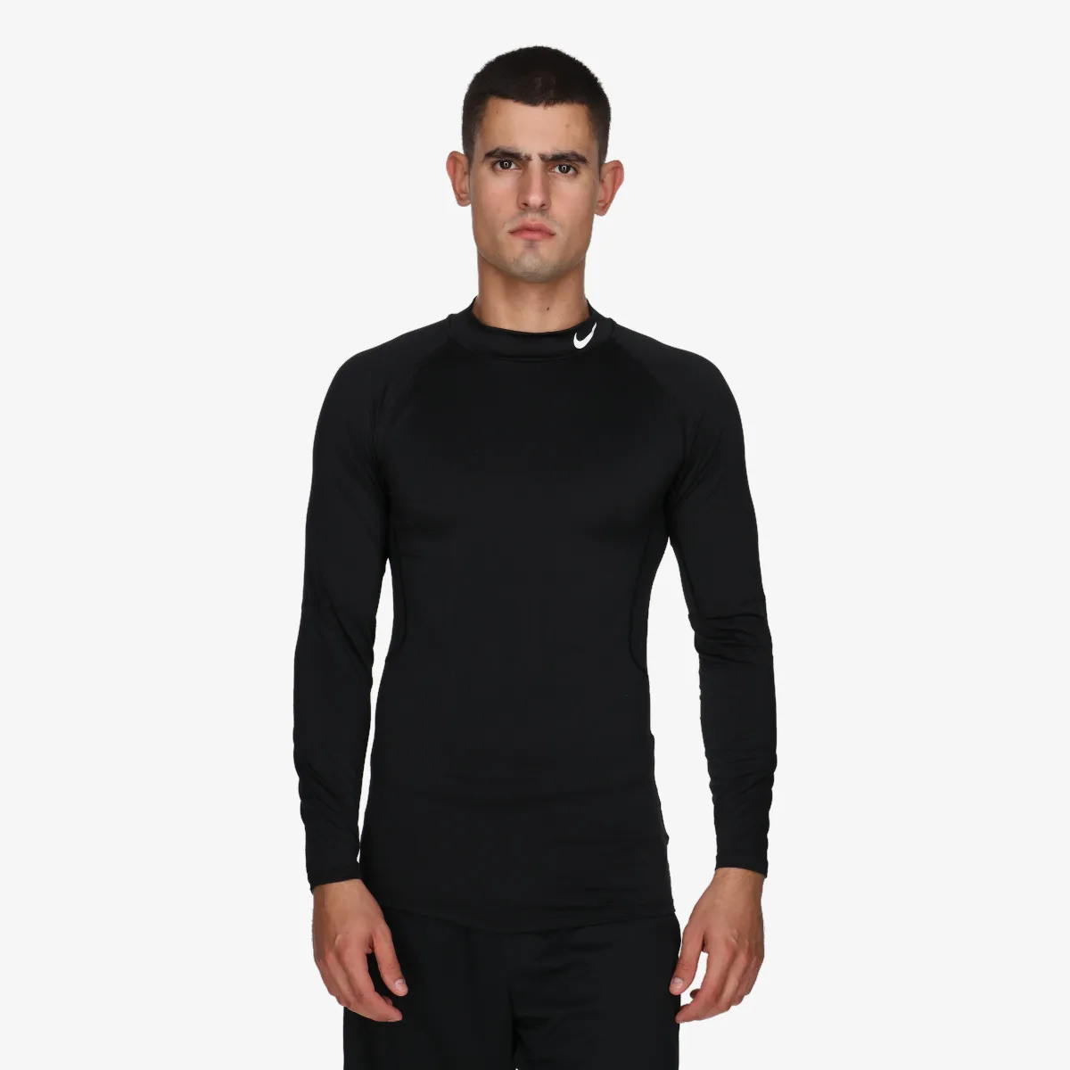 NIKE Majica dugih rukava M NP DF TIGHT LS MOCK 
