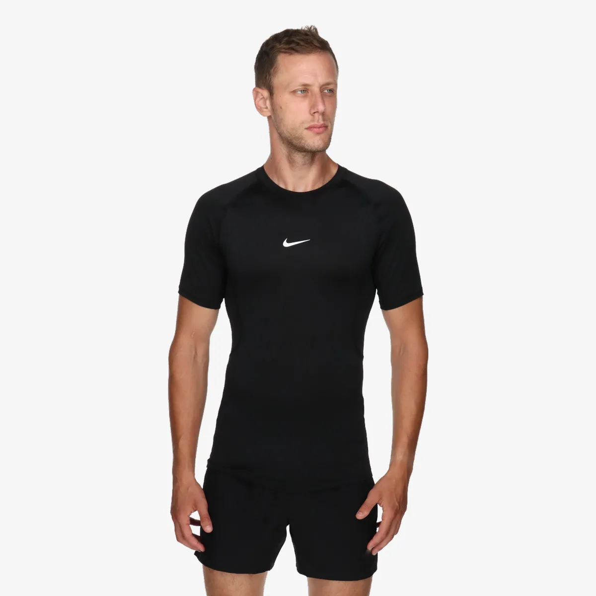 NIKE T-Shirt M NP DF TIGHT TOP SS 