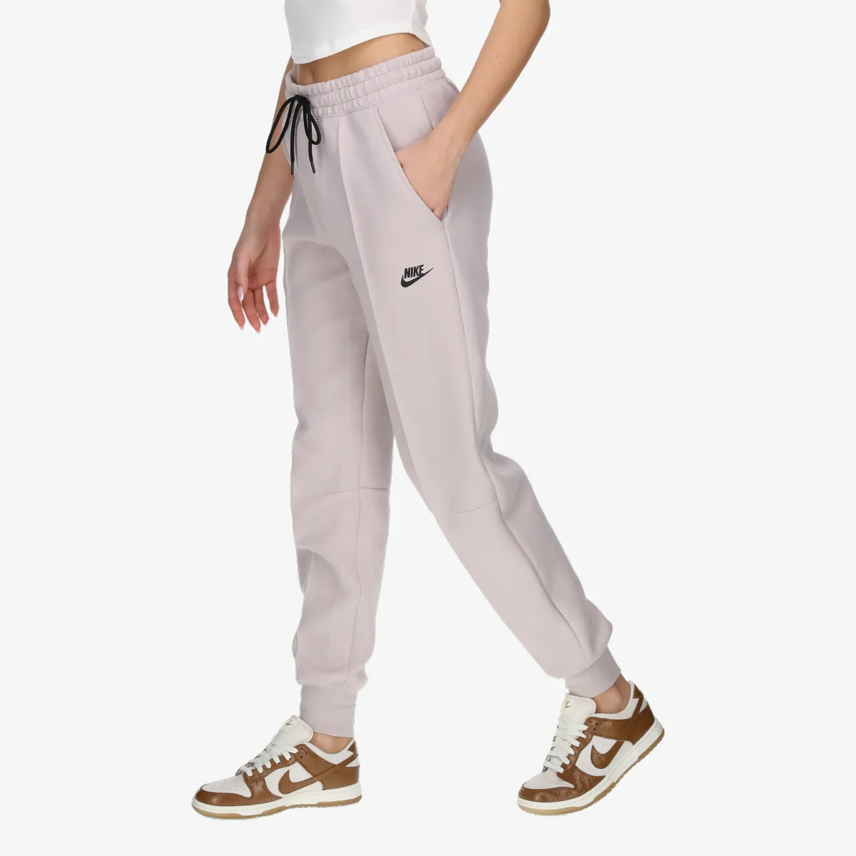 NIKE Hlače W NSW TCH FLC MR JGGR 