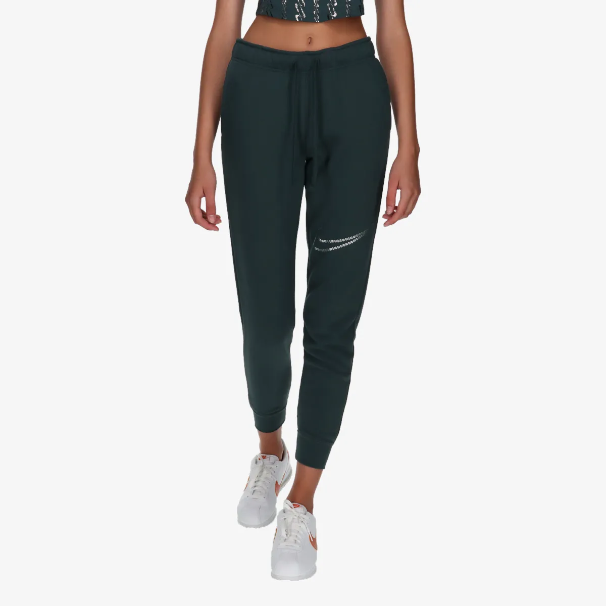 NIKE Hlače W NSW CLUB FLC SHINE MR PANT 