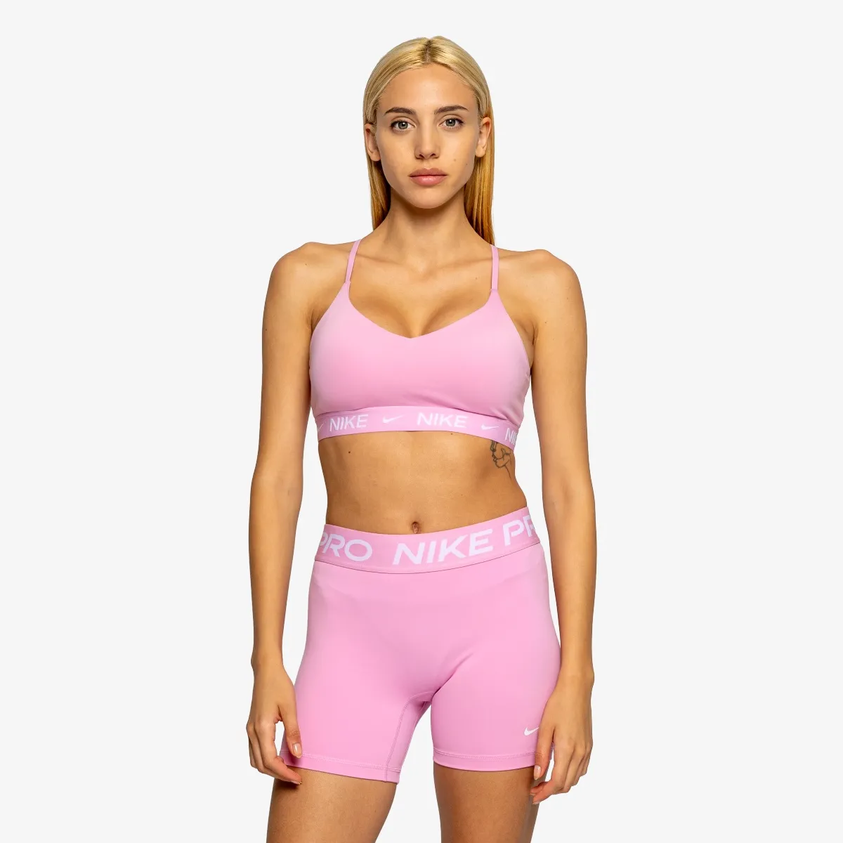NIKE Sportski grudnjak W NK DF INDY LGT SPT BRA 