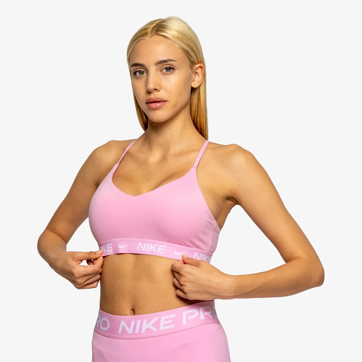 NIKE Sportski grudnjak W NK DF INDY LGT SPT BRA