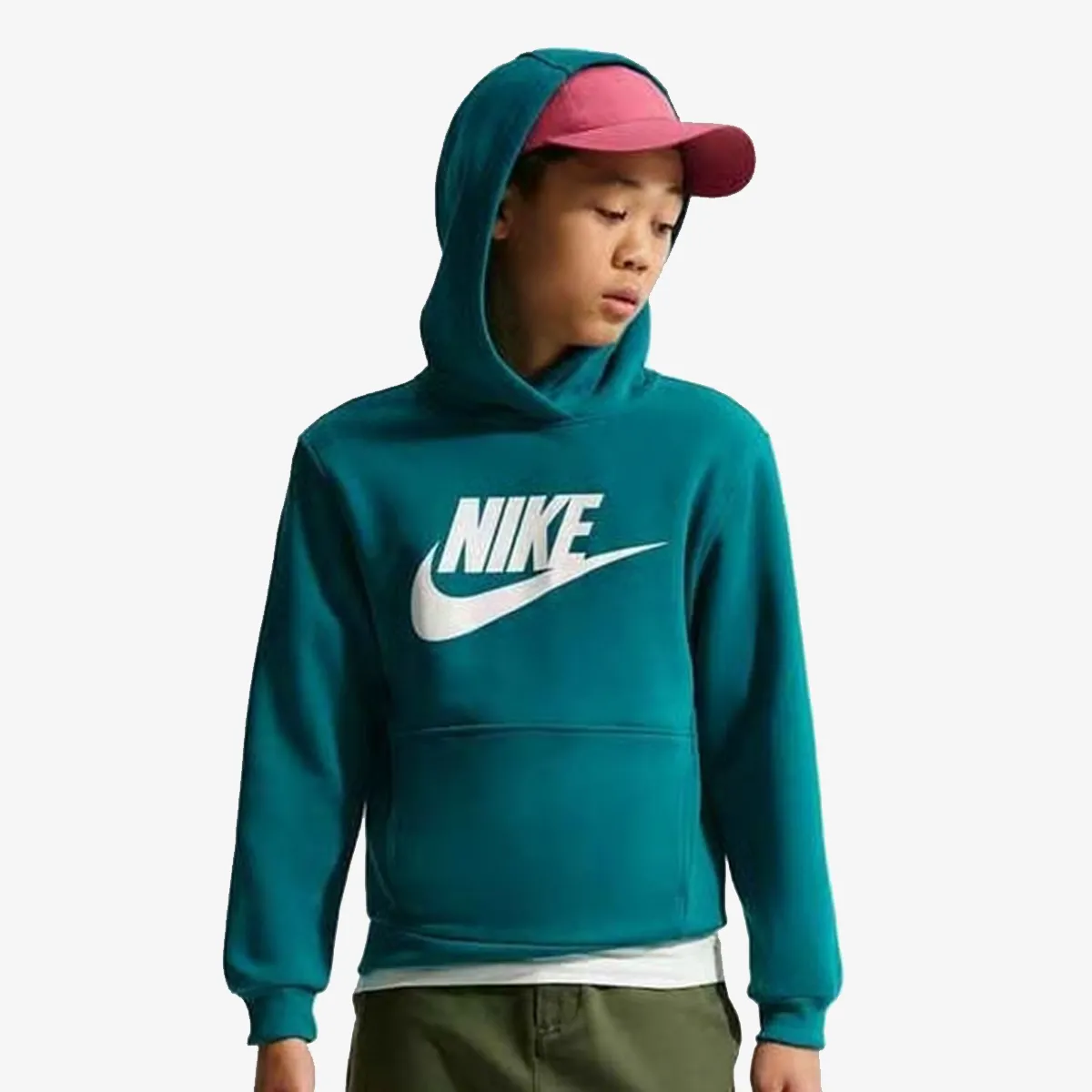 NIKE Majica s kapuljačom K NSW CLUB FLC HDY HBR