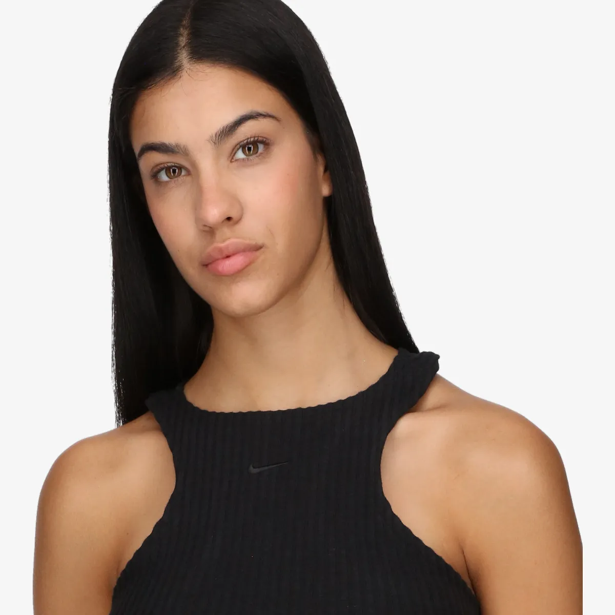 NIKE Haljina W NSW NK CHLL KNT RIB MIDI DRS