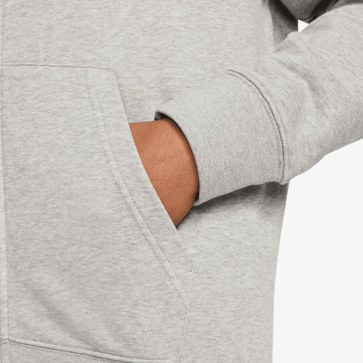 NIKE Majica s kapuljačom s patentom M NK CLUB FT FZ HOODIE 