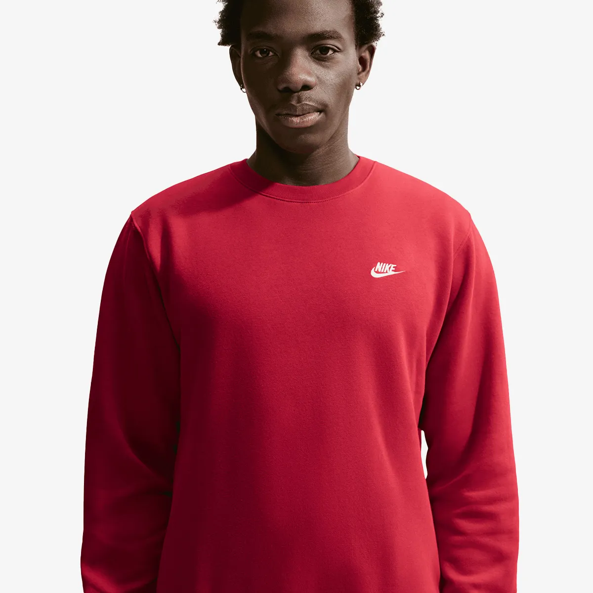 NIKE Majica bez kragne M NK CLUB BB GFX CREW 