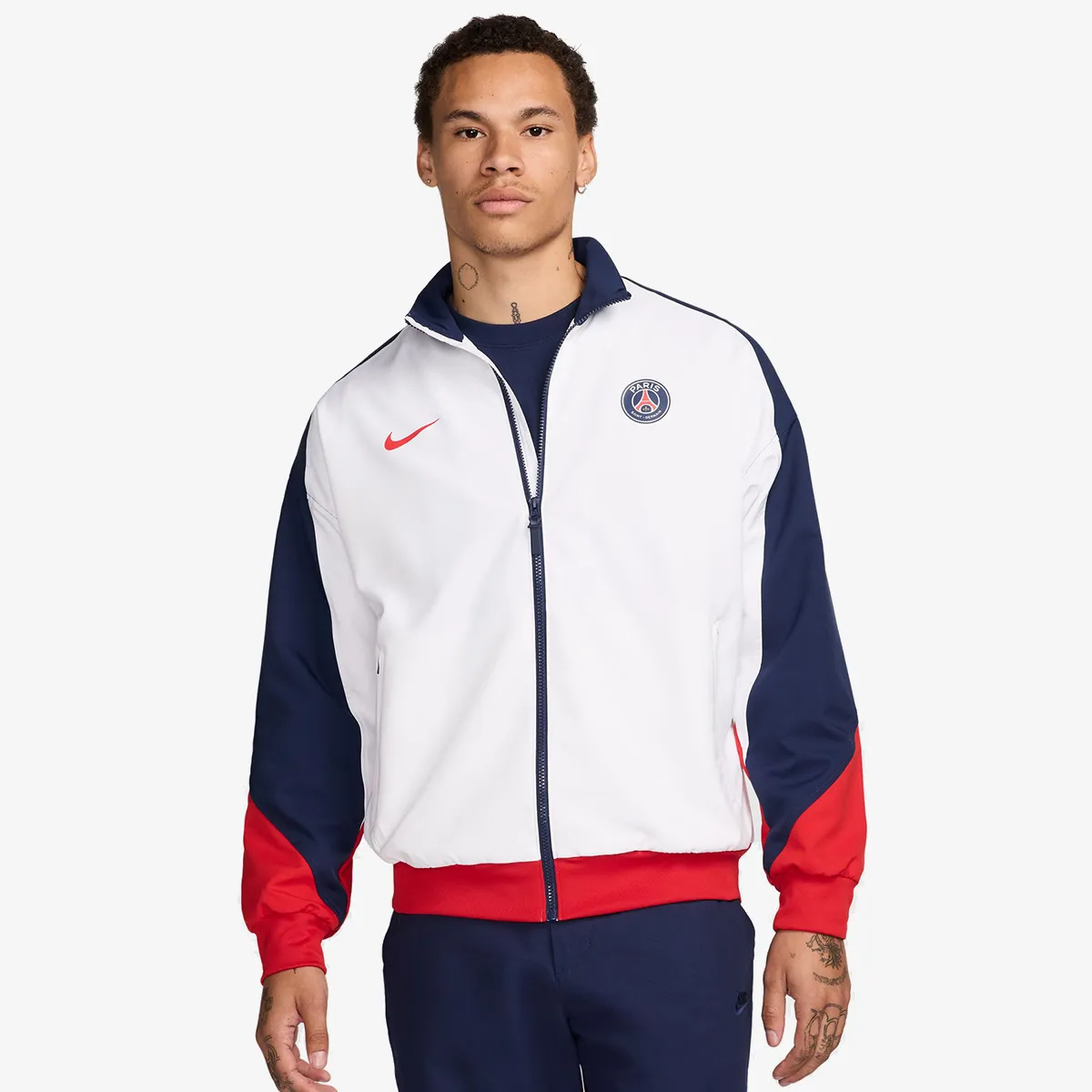 NIKE Majica s patentom PSG M NK DF STRK ANTHM JKT 