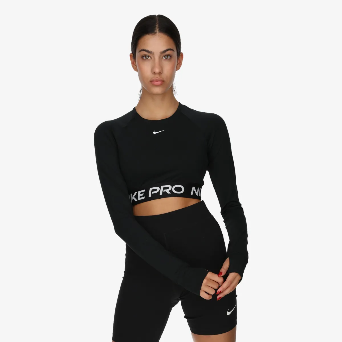 NIKE Majica dugih rukava NIKE PRO DF 365 CROP LS 