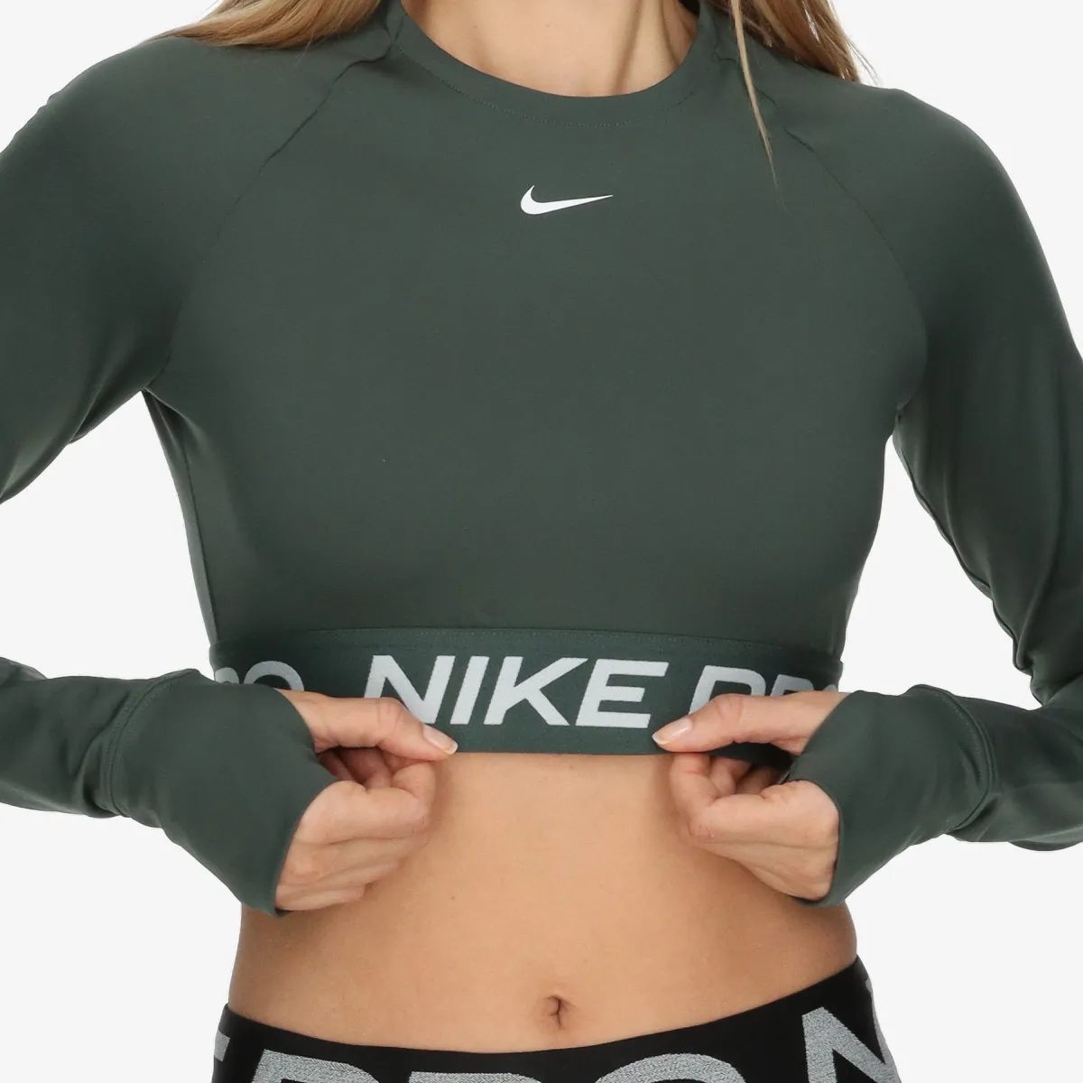 NIKE Majica dugih rukava NIKE PRO DF 365 CROP LS 
