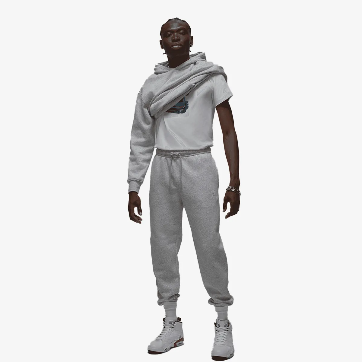 NIKE Hlače M J BRK FLC PANT 