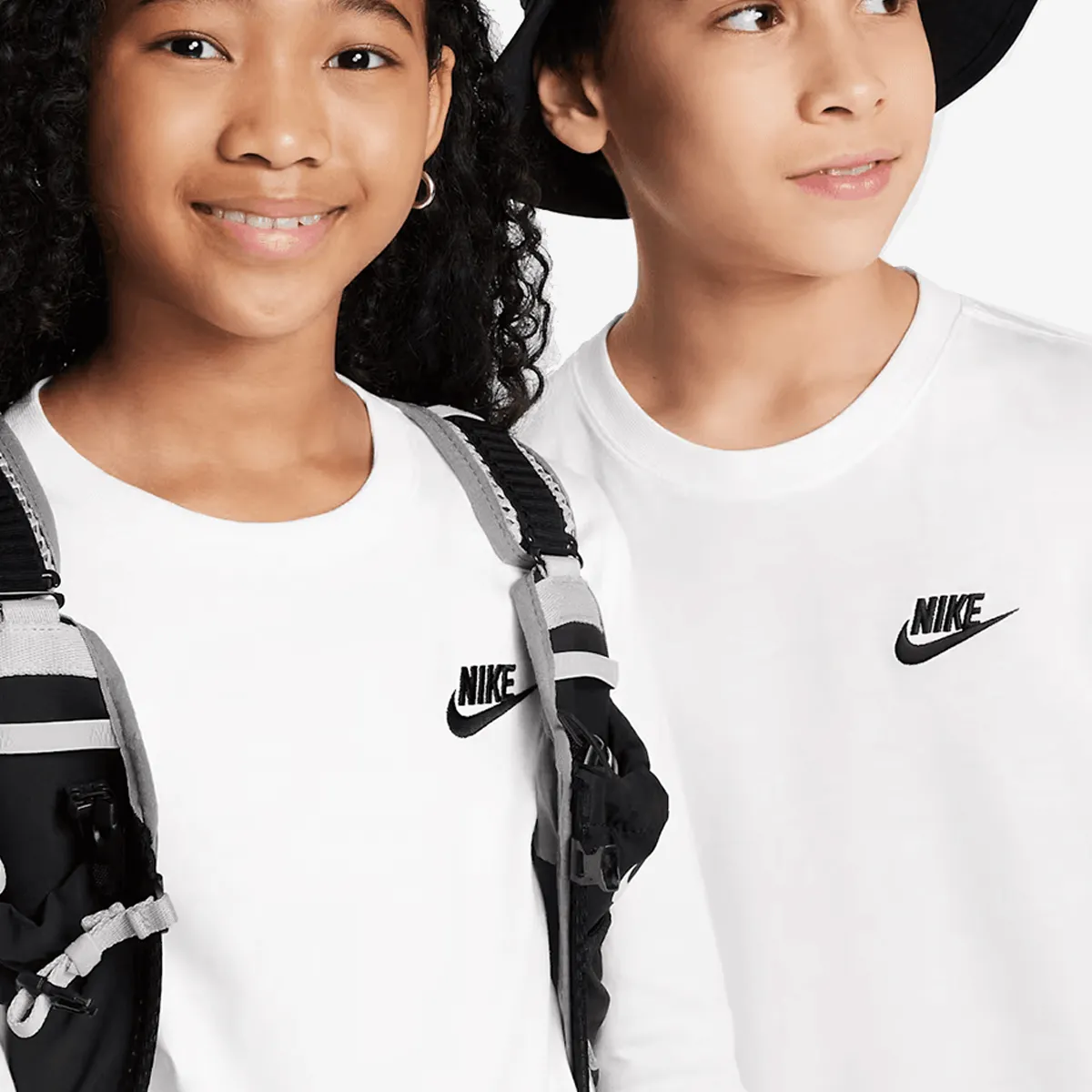 NIKE Majica dugih rukava K NSW LS TEE EMB FUTURA LBR 