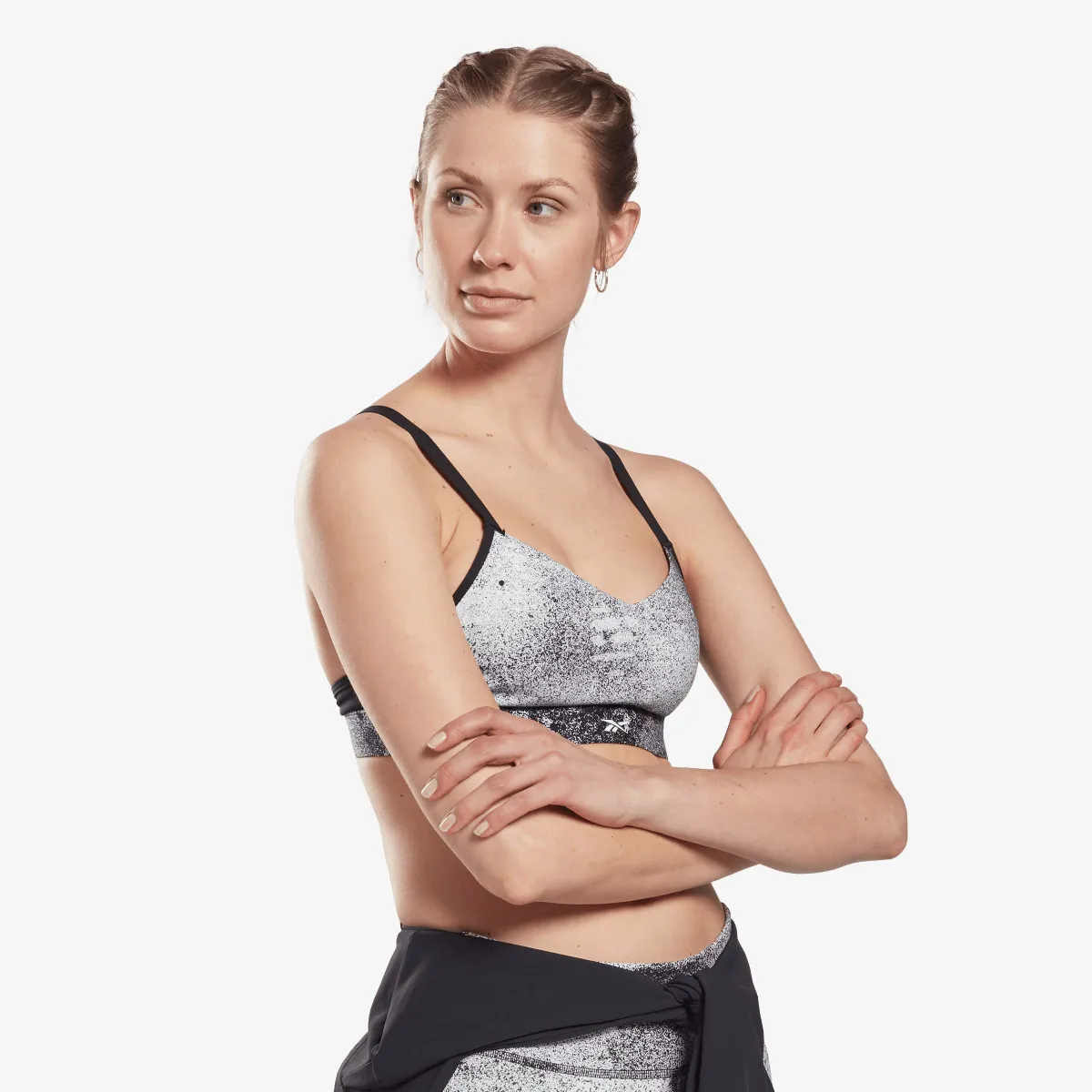 REEBOK Sportski grudnjak Lux Strappy Bra- Perf AOP 