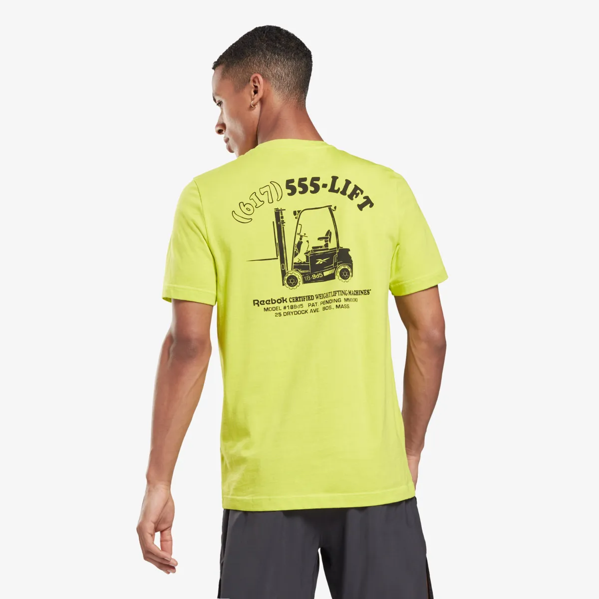 REEBOK T-Shirt WEIGHTLIFTING NOVELTY TEE 