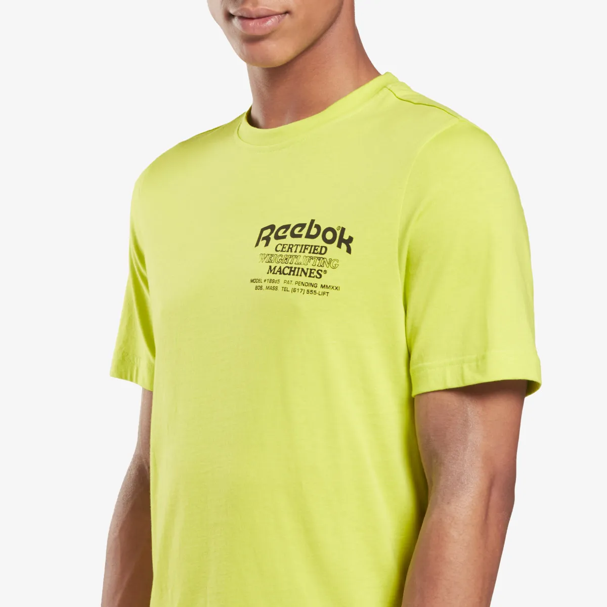 REEBOK T-Shirt WEIGHTLIFTING NOVELTY TEE 