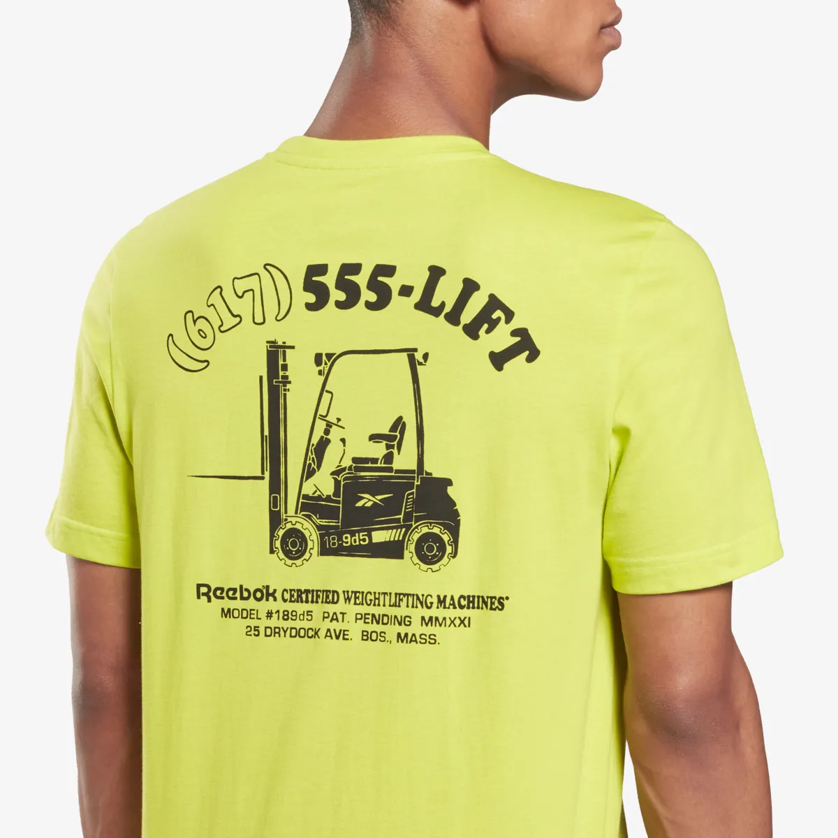 REEBOK T-Shirt WEIGHTLIFTING NOVELTY TEE 