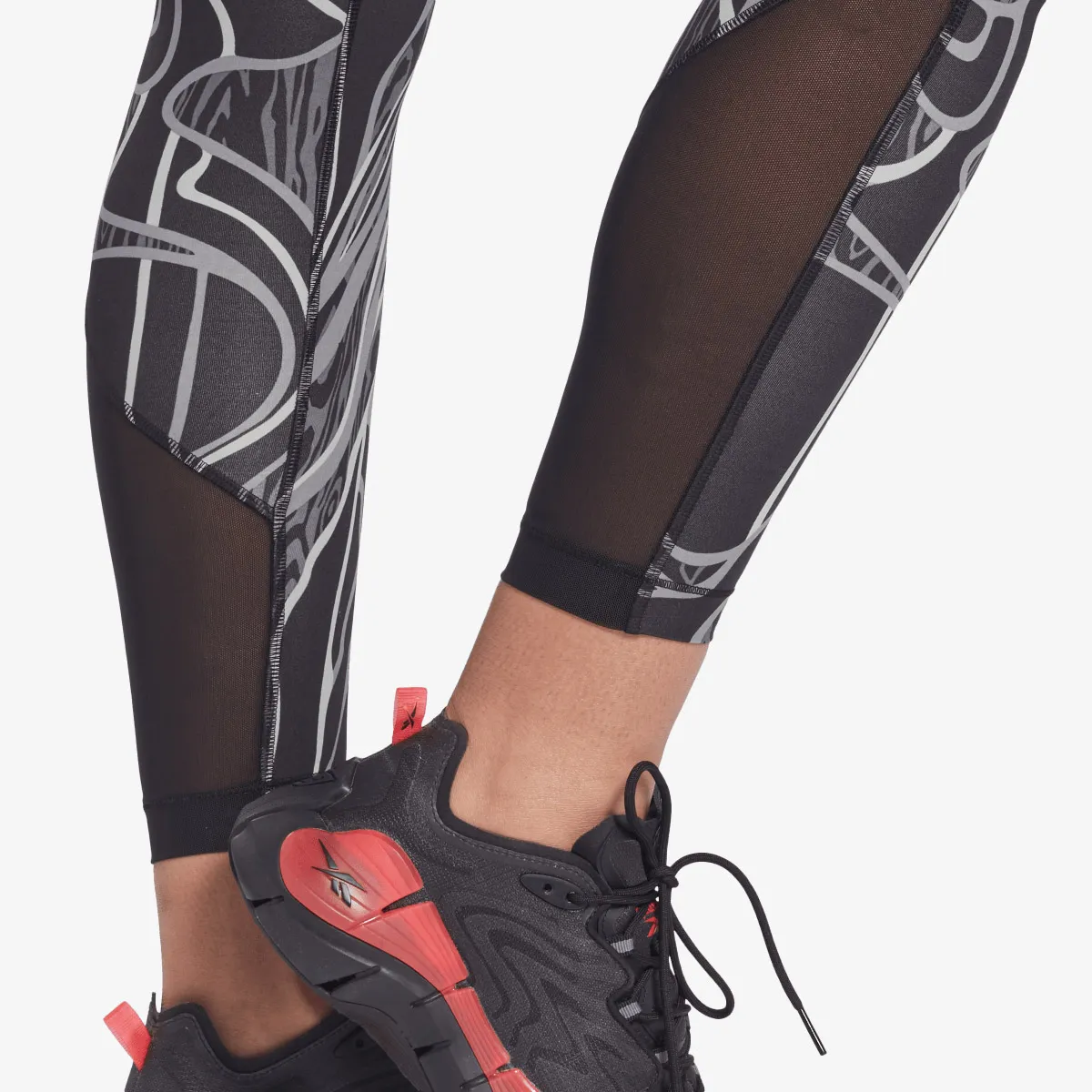 REEBOK Tajice TS Lux Perform Tight-AOP 