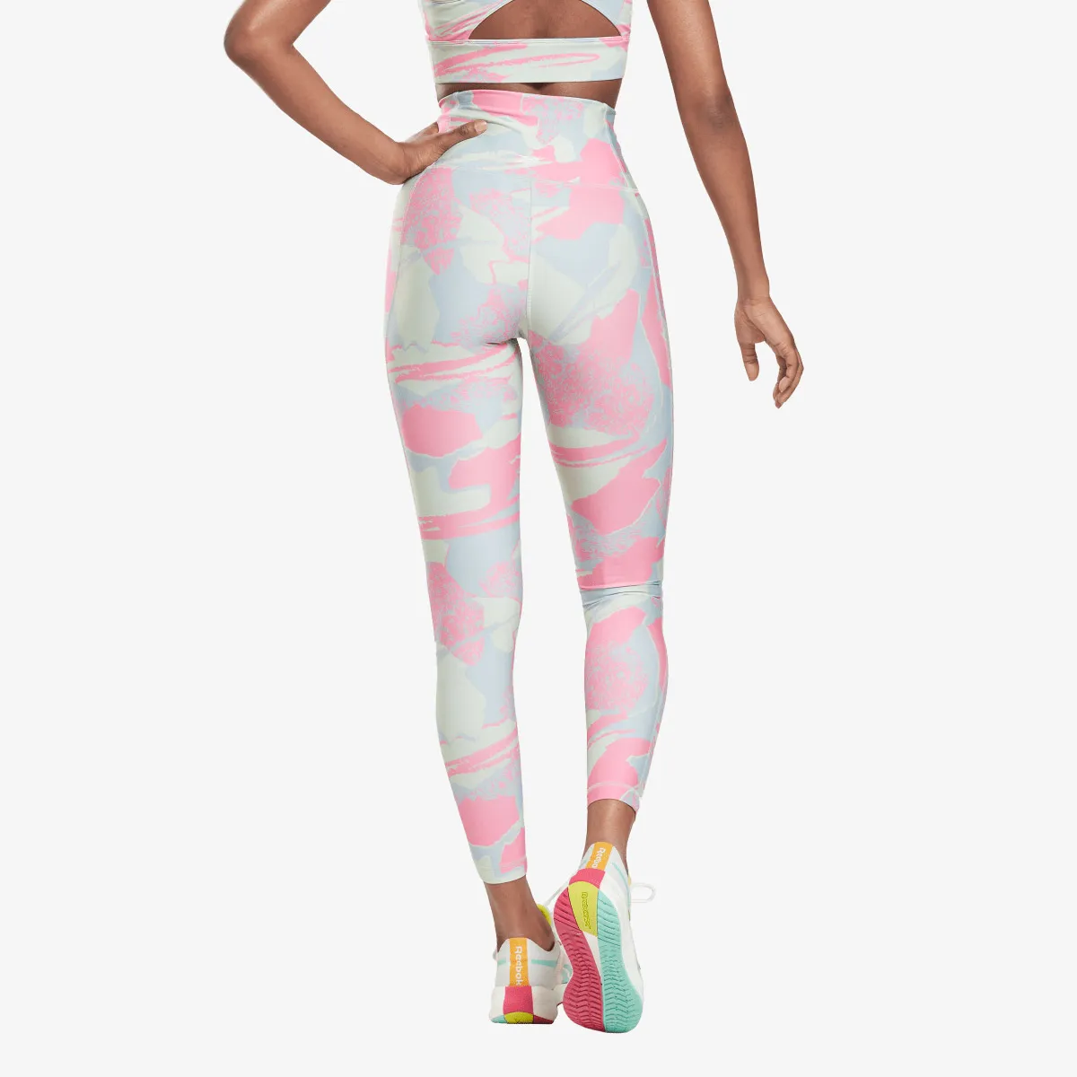 REEBOK Tajice WOR AOP Tight 