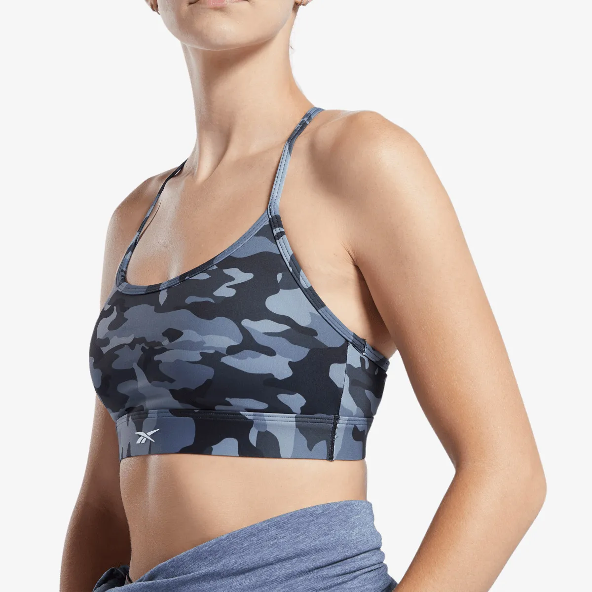 REEBOK Sportski grudnjak TS Lux Skinny Bra - Camo 