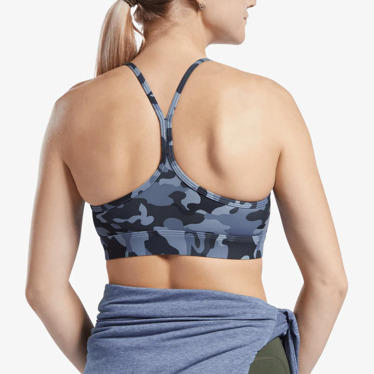 REEBOK Sportski grudnjak TS Lux Skinny Bra - Camo 
