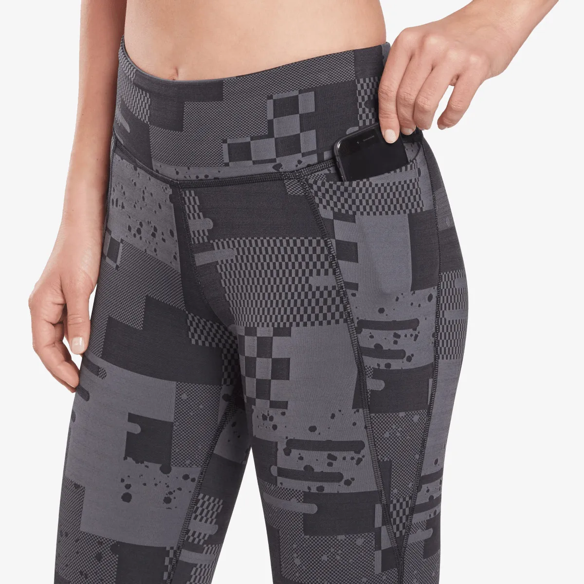 REEBOK Tajice TS Lux Tight- Jacquard 