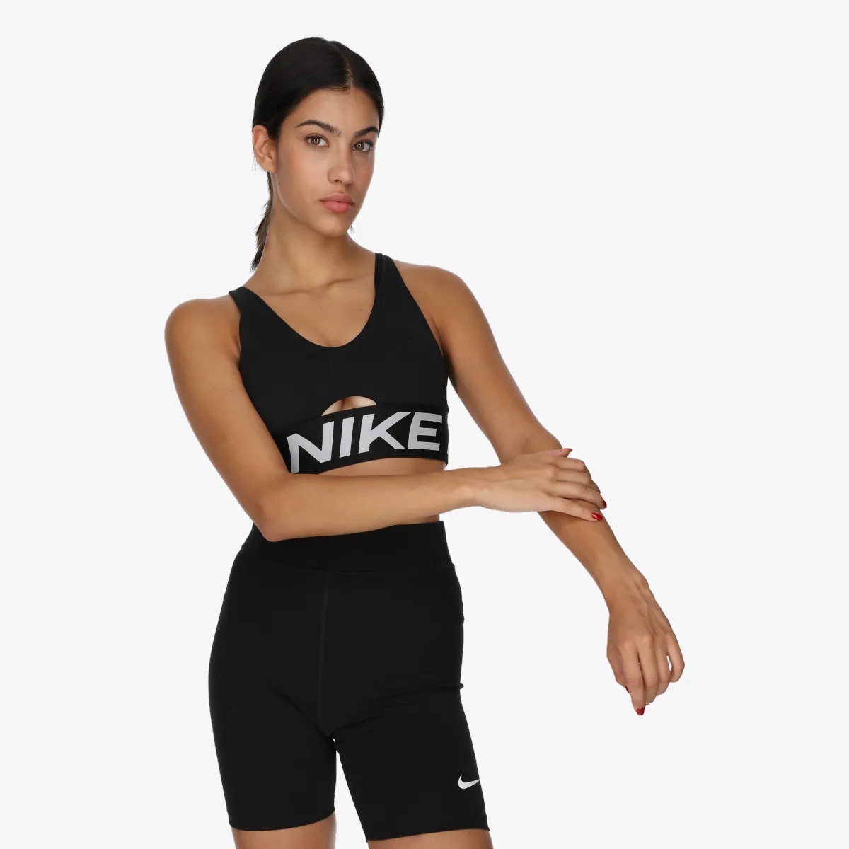 NIKE Sportski grudnjak W NP INDY PLUNGE BRA BOLD 