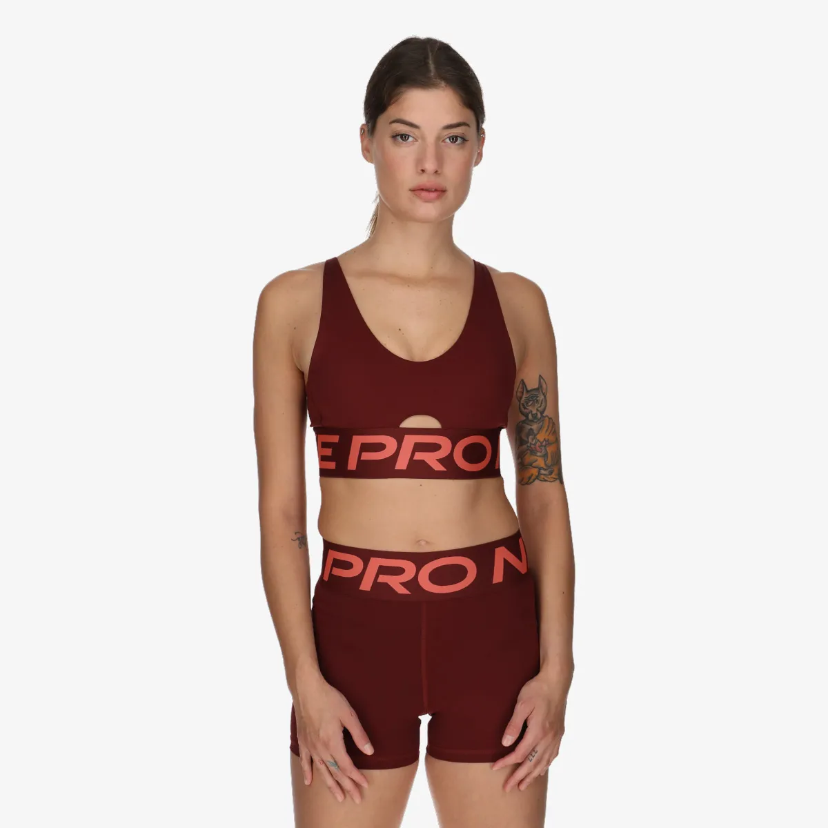 NIKE Sportski grudnjak W NP INDY PLUNGE BRA BOLD 