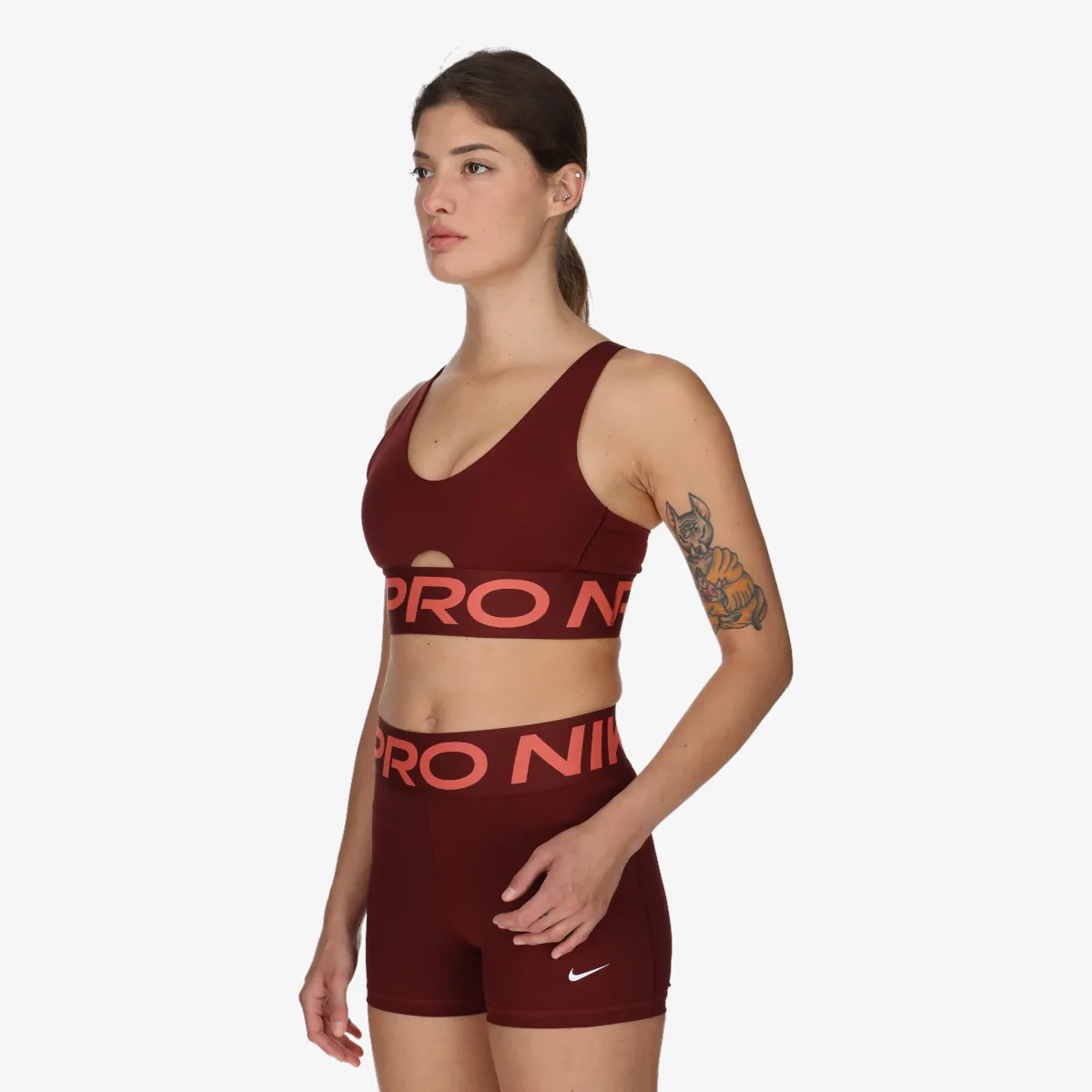 NIKE Sportski grudnjak W NP INDY PLUNGE BRA BOLD 