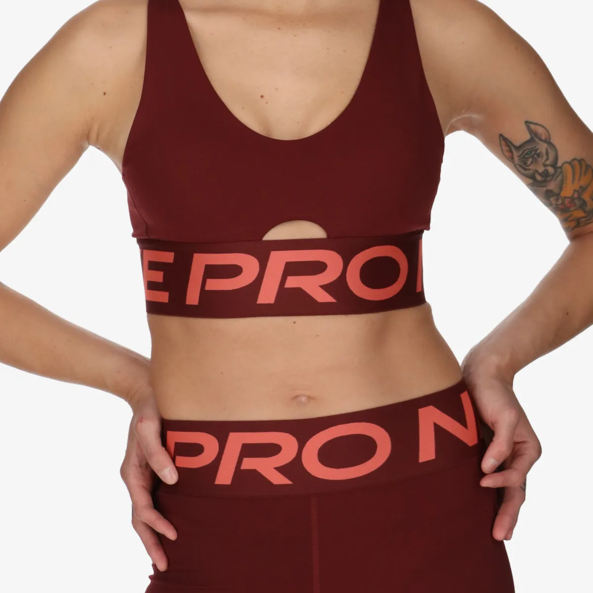 NIKE Sportski grudnjak W NP INDY PLUNGE BRA BOLD 