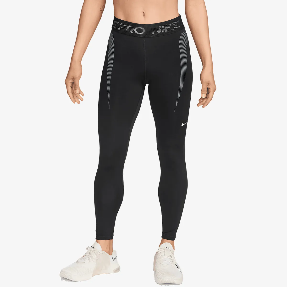 NIKE Tajice W NP DF MR 7/8 TIGHT TT GRX