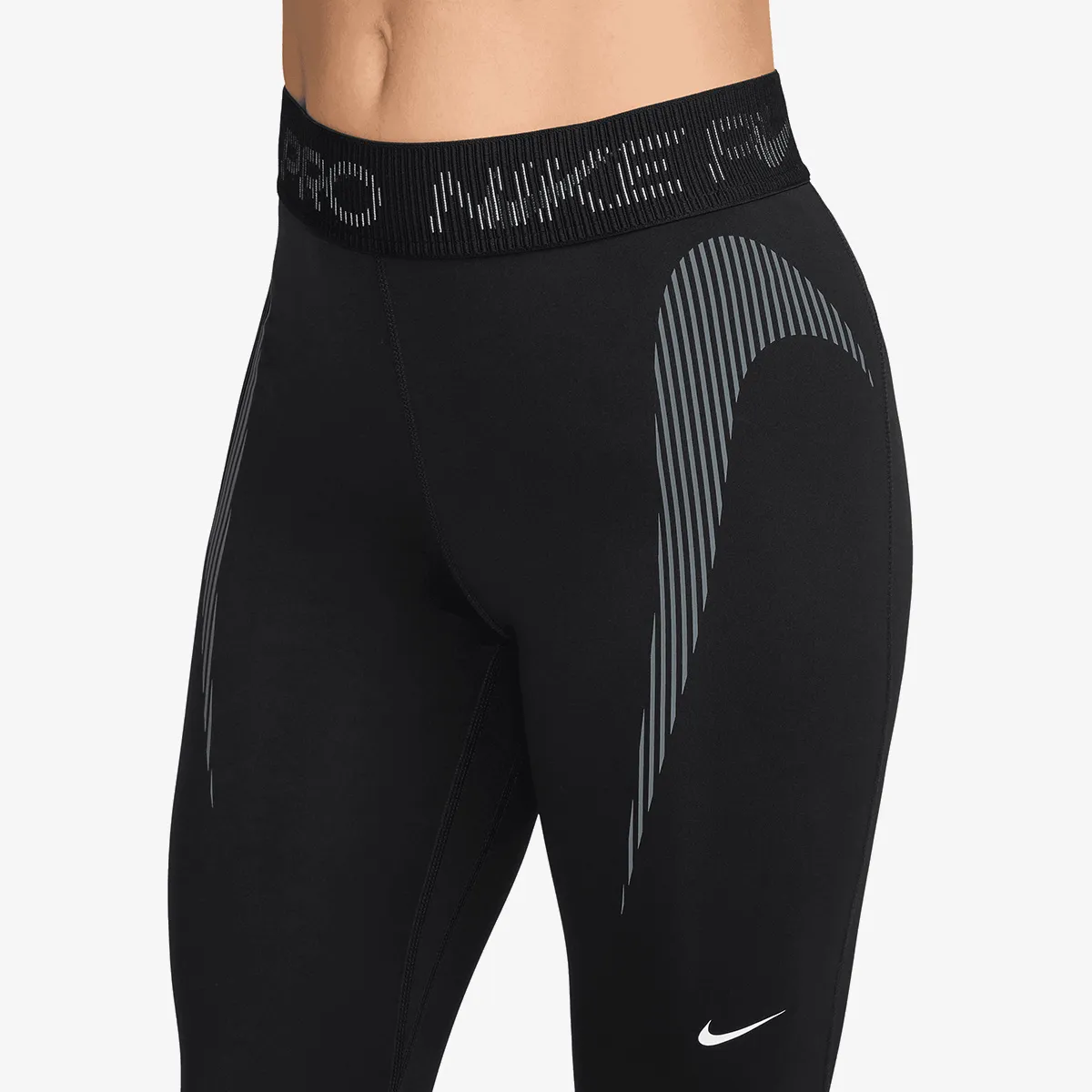 NIKE Tajice W NP DF MR 7/8 TIGHT TT GRX