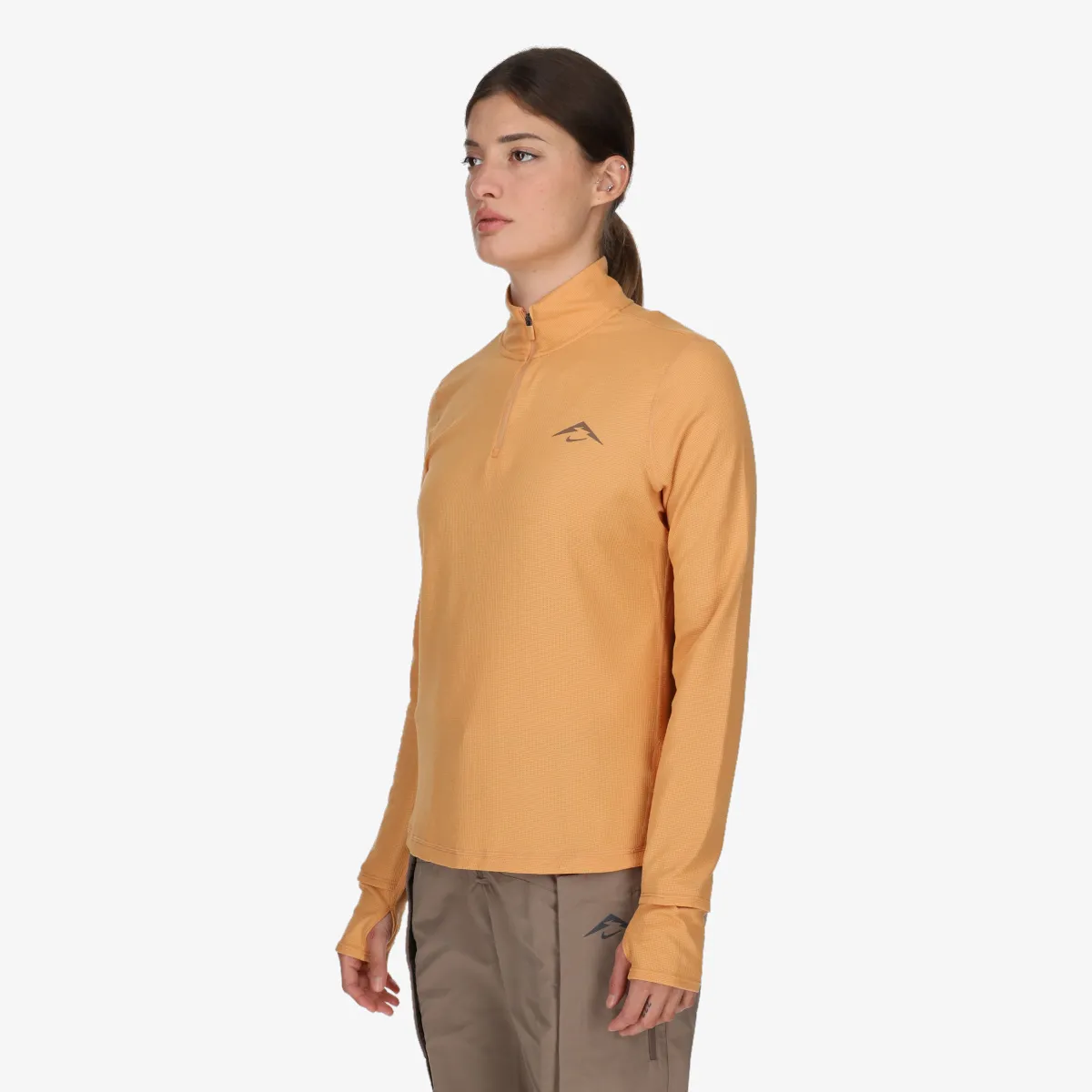 NIKE T-Shirt W NK TRAIL DF HZ MIDLAYER 
