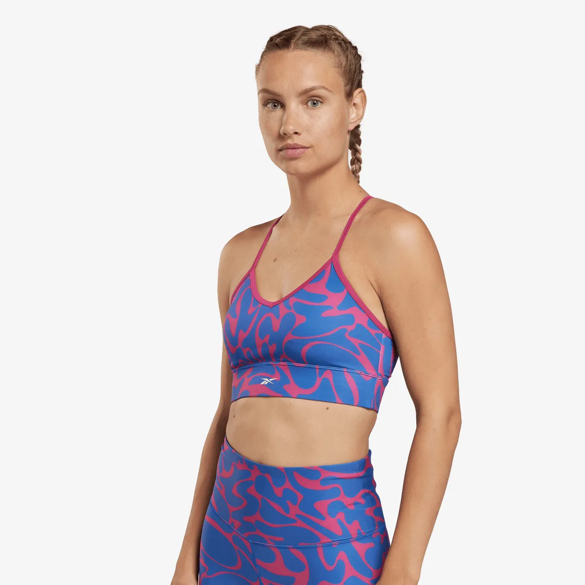 REEBOK Sportski grudnjak WOR AOP Tri Back Bra 