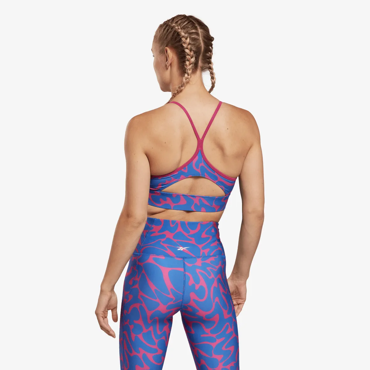 REEBOK Sportski grudnjak WOR AOP Tri Back Bra 
