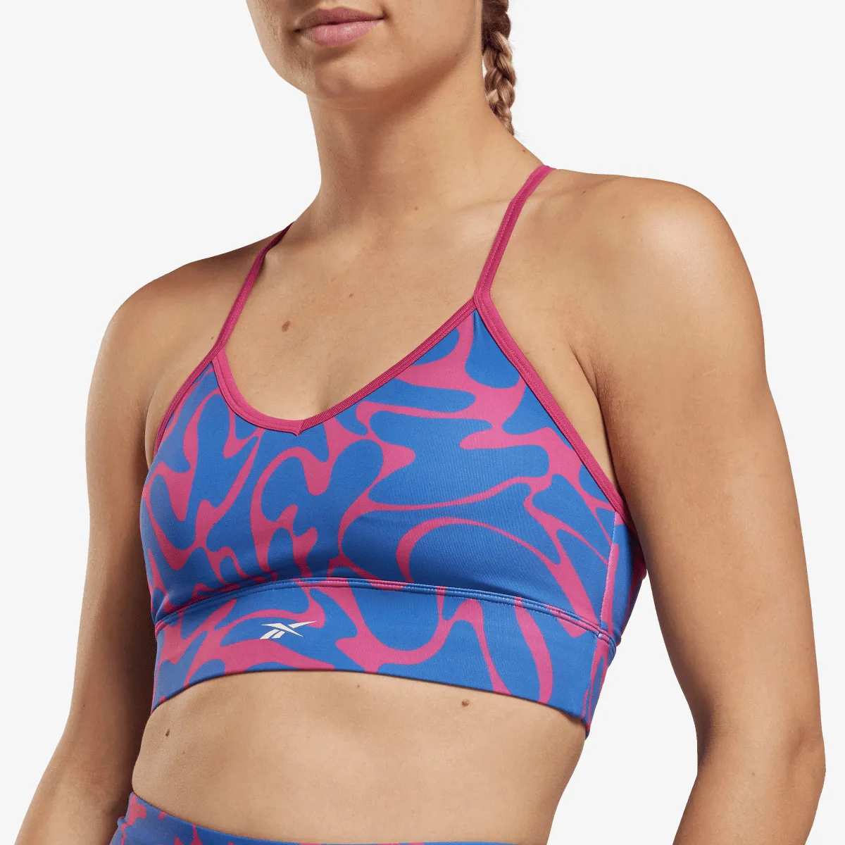 REEBOK Sportski grudnjak WOR AOP Tri Back Bra 