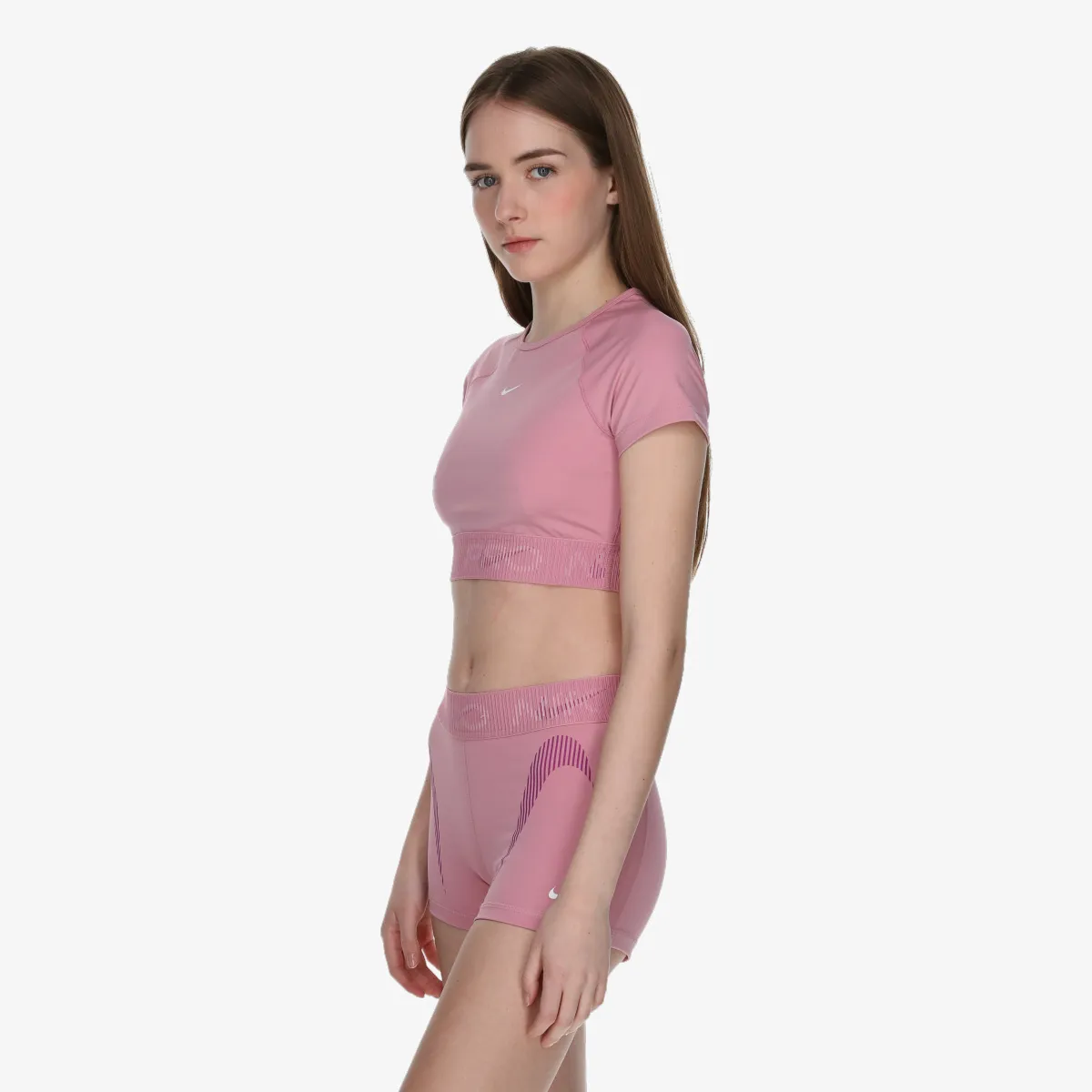 NIKE Top W NP DF SS CROP TOP TT GX 