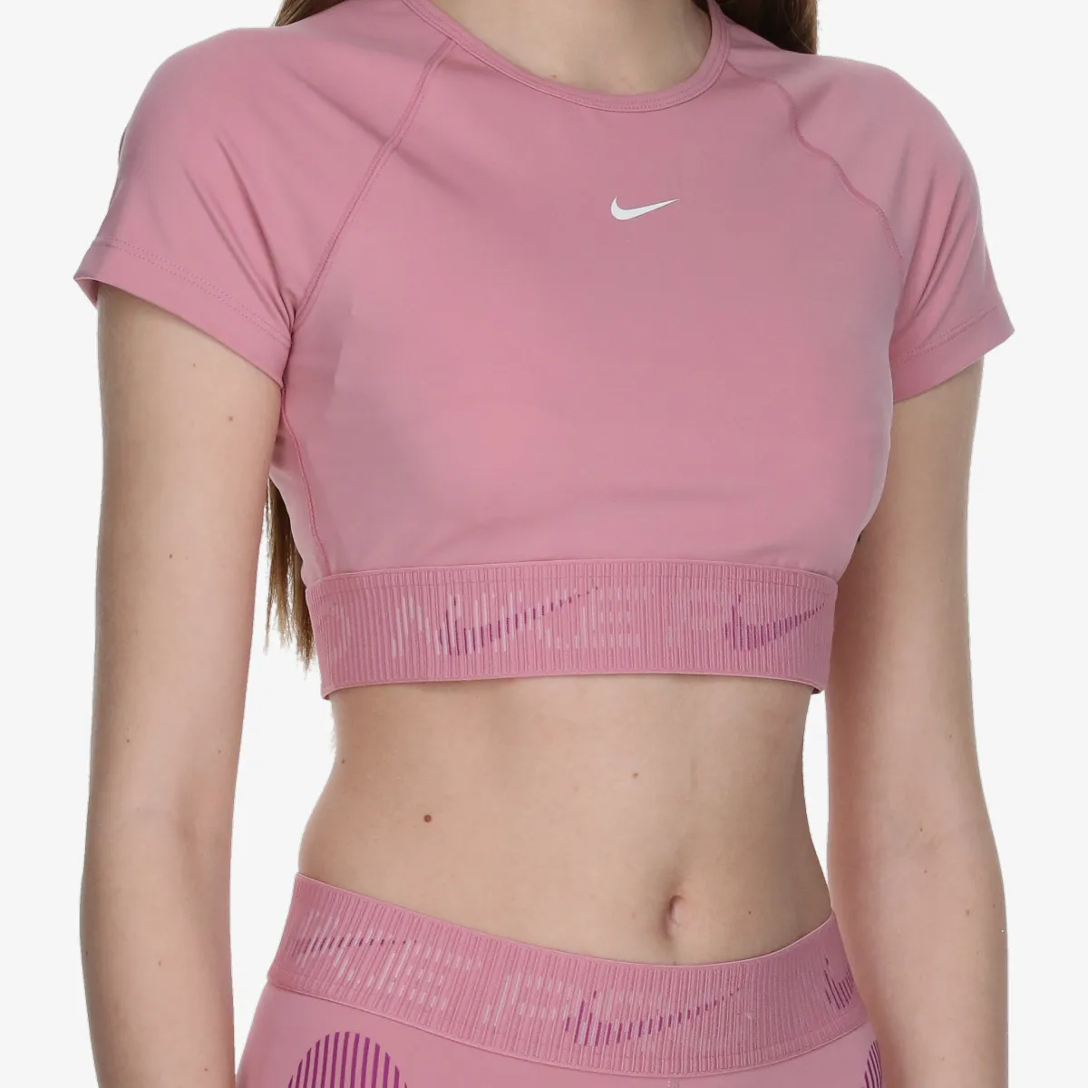 NIKE Top W NP DF SS CROP TOP TT GX 