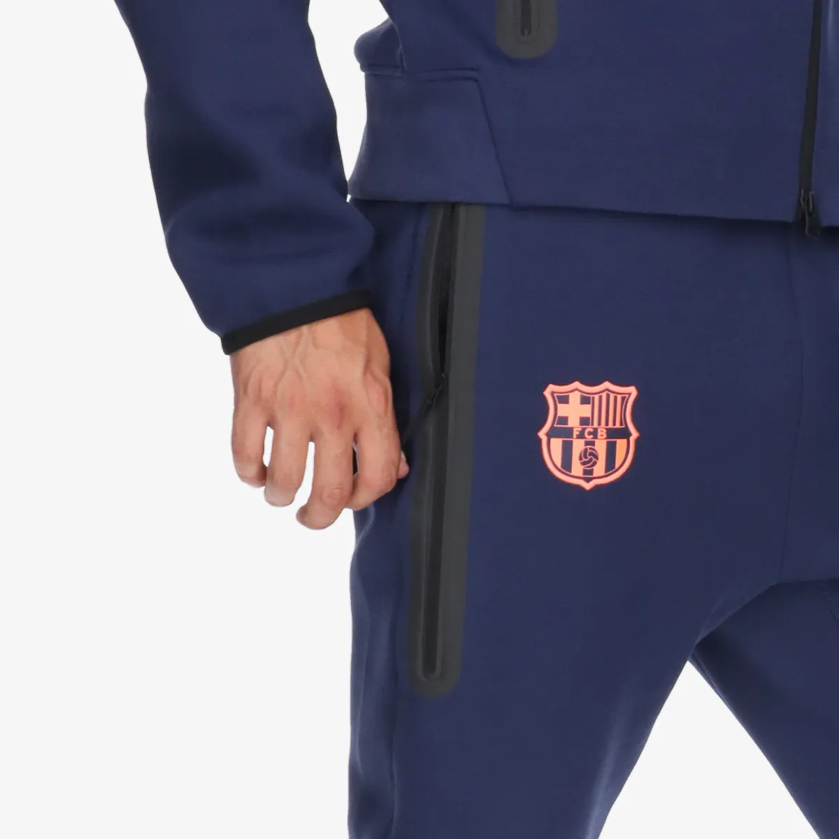 NIKE Hlače FCB MNSW TECH FLC JGR PANT 3R