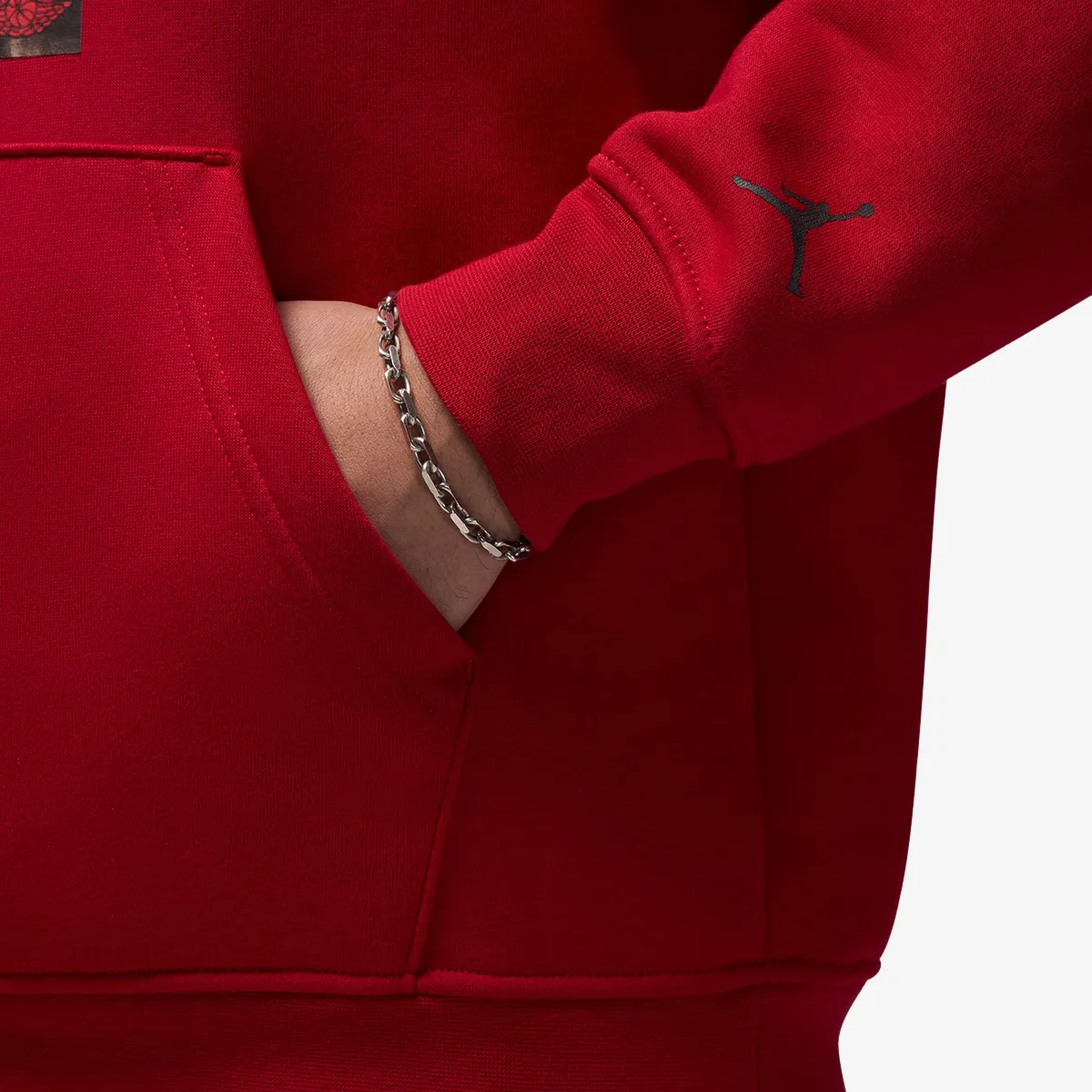 NIKE Majica s kapuljačom M J JM CHIMNEY FLC PO 